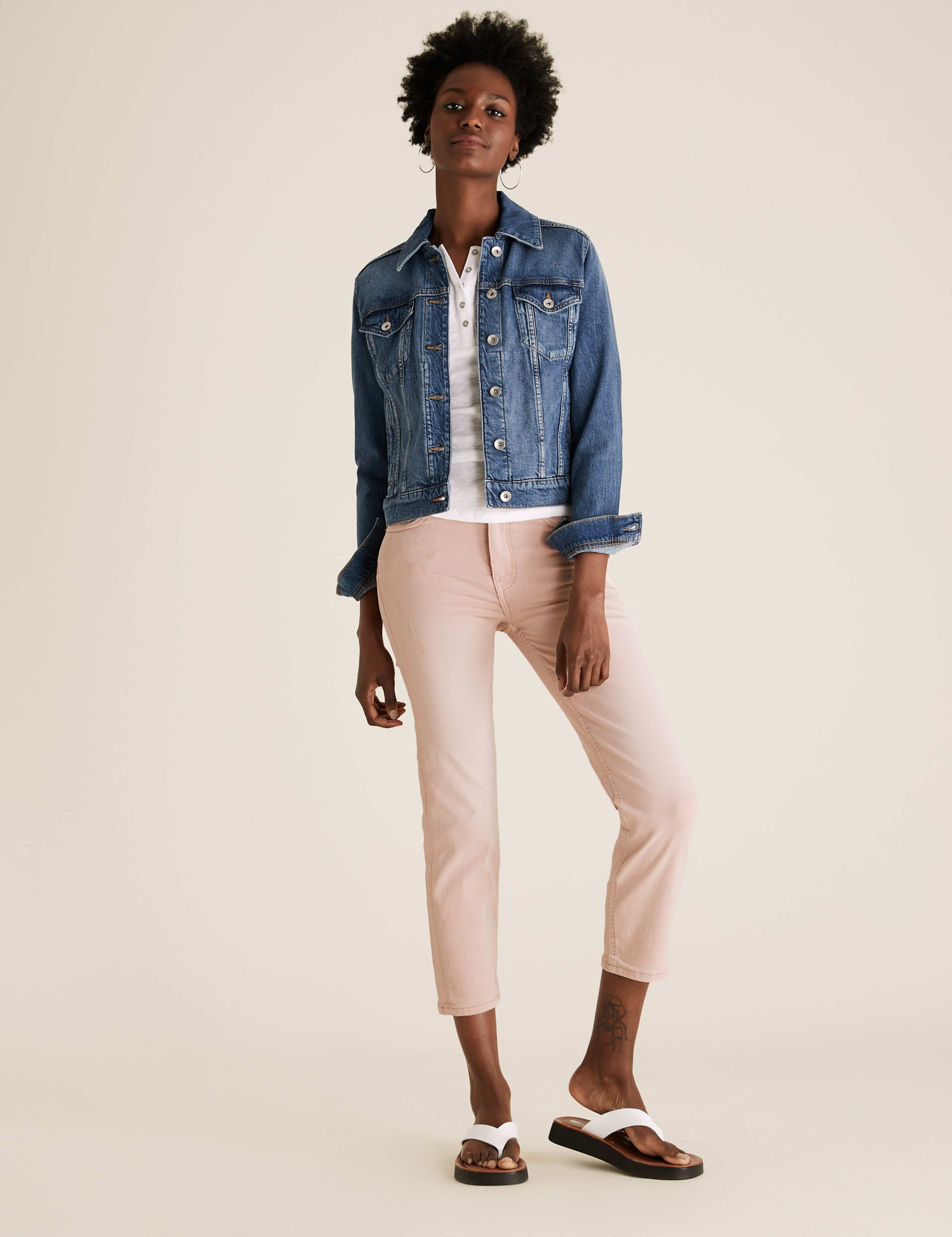 Slim Fit Cropped Jeans 1 of 5