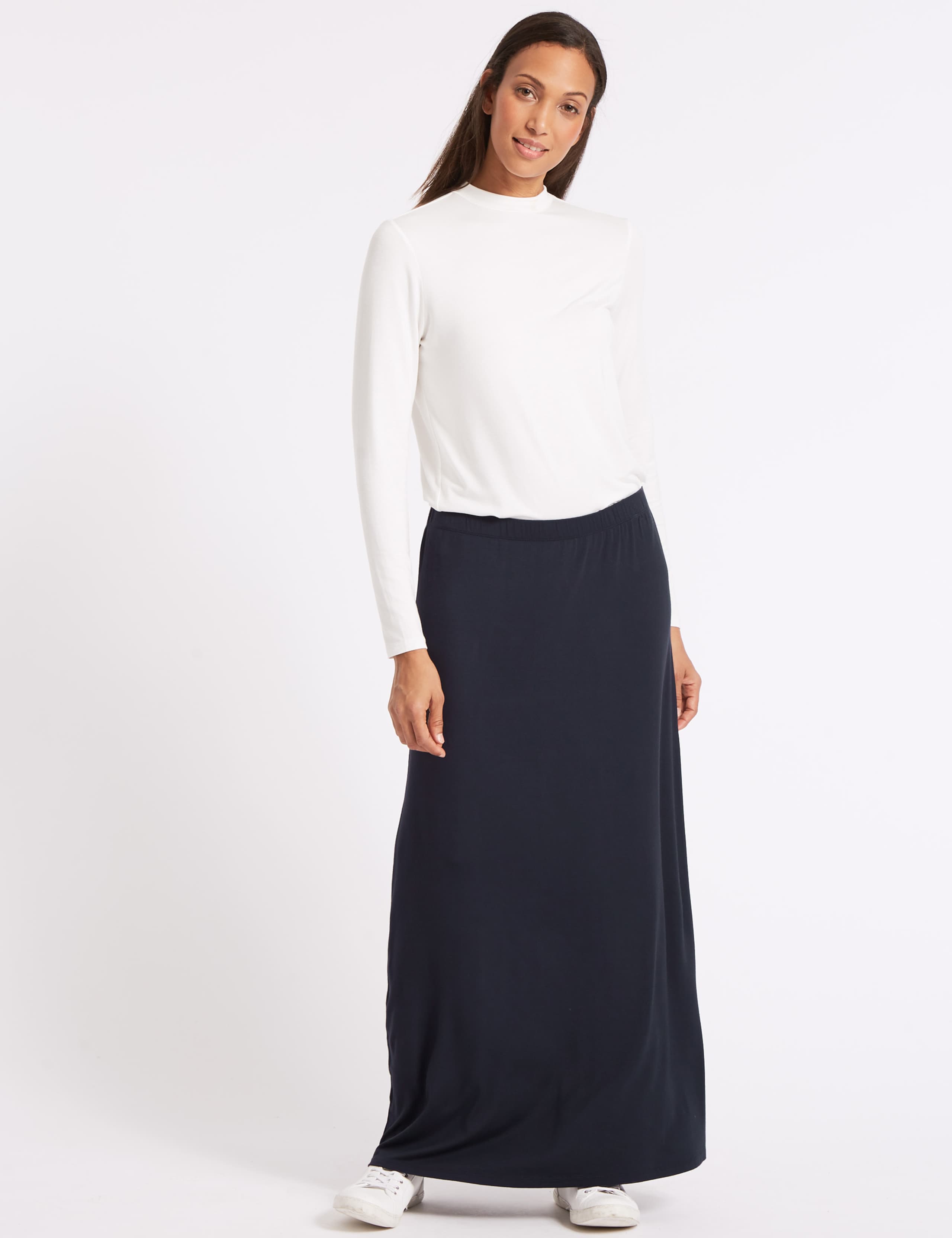 Jersey Maxi Skirt 1 of 5