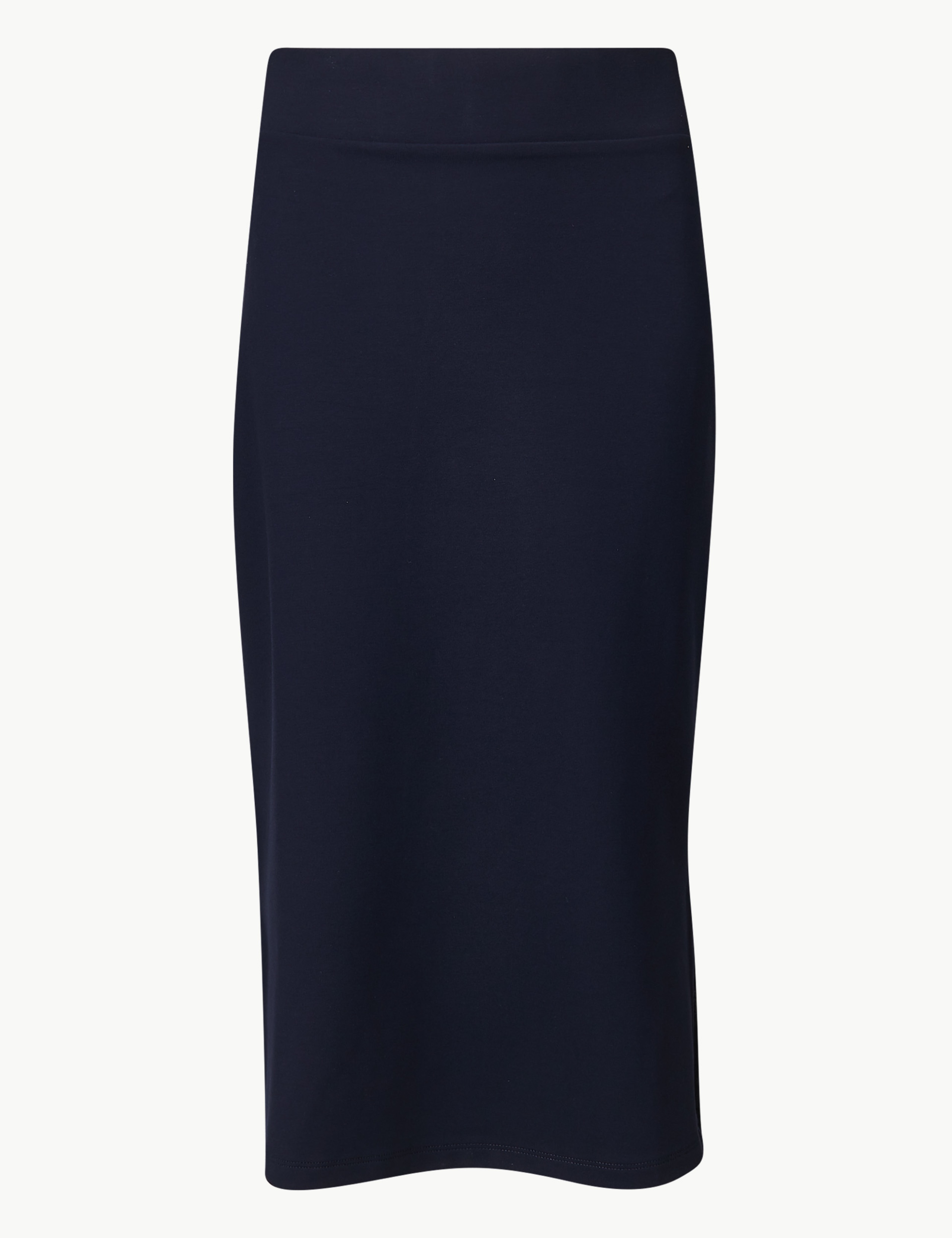 Jersey Fit & Flare Midi Skirt 2 of 4