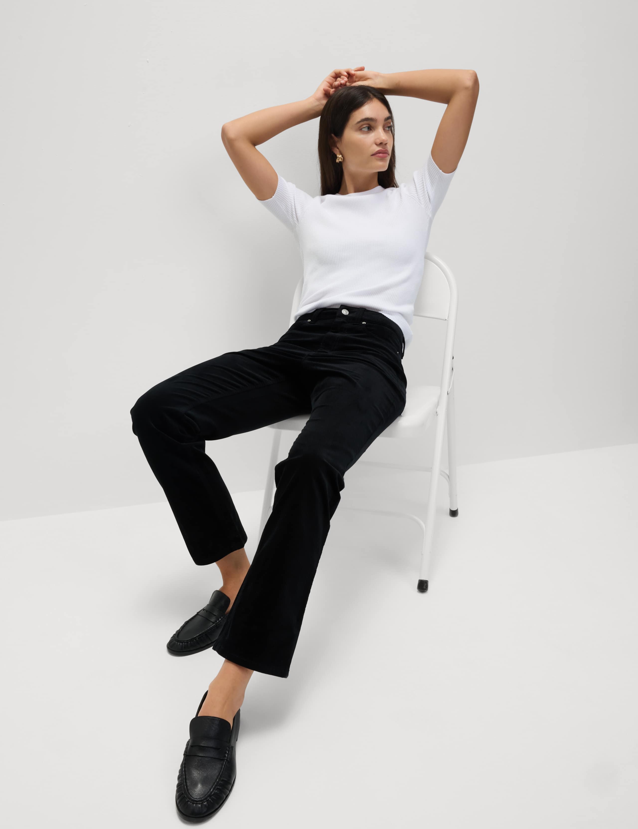 Cord Straight Leg Trousers 4 of 4