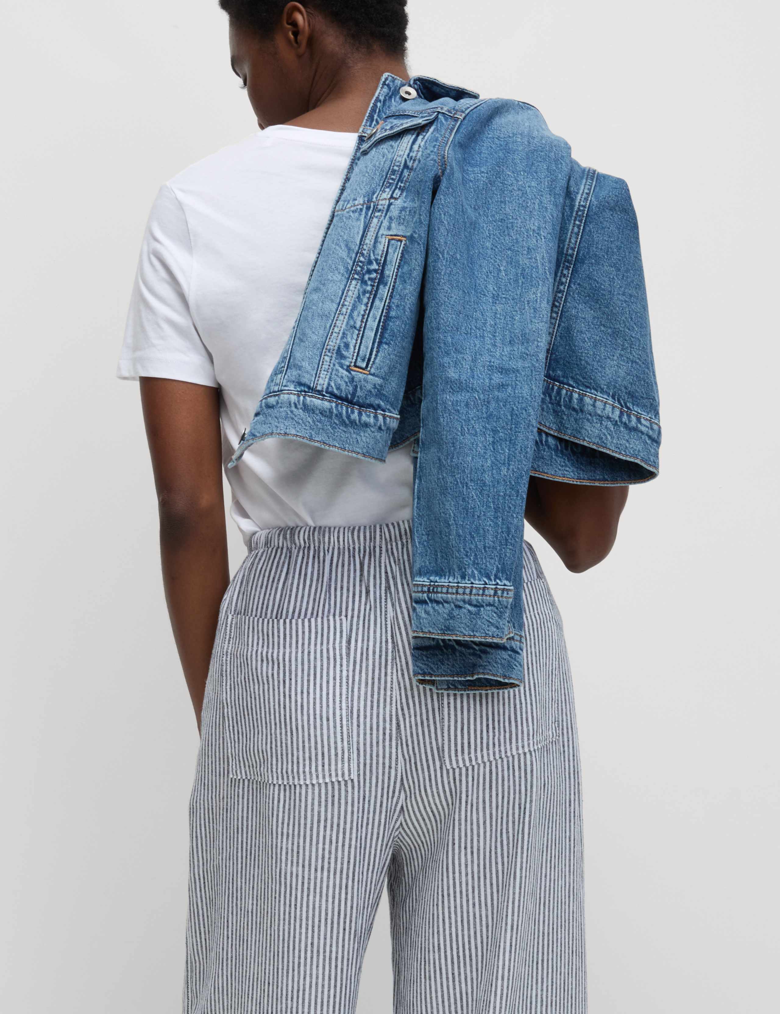 Linen Blend Wide Leg Trousers 5 of 5