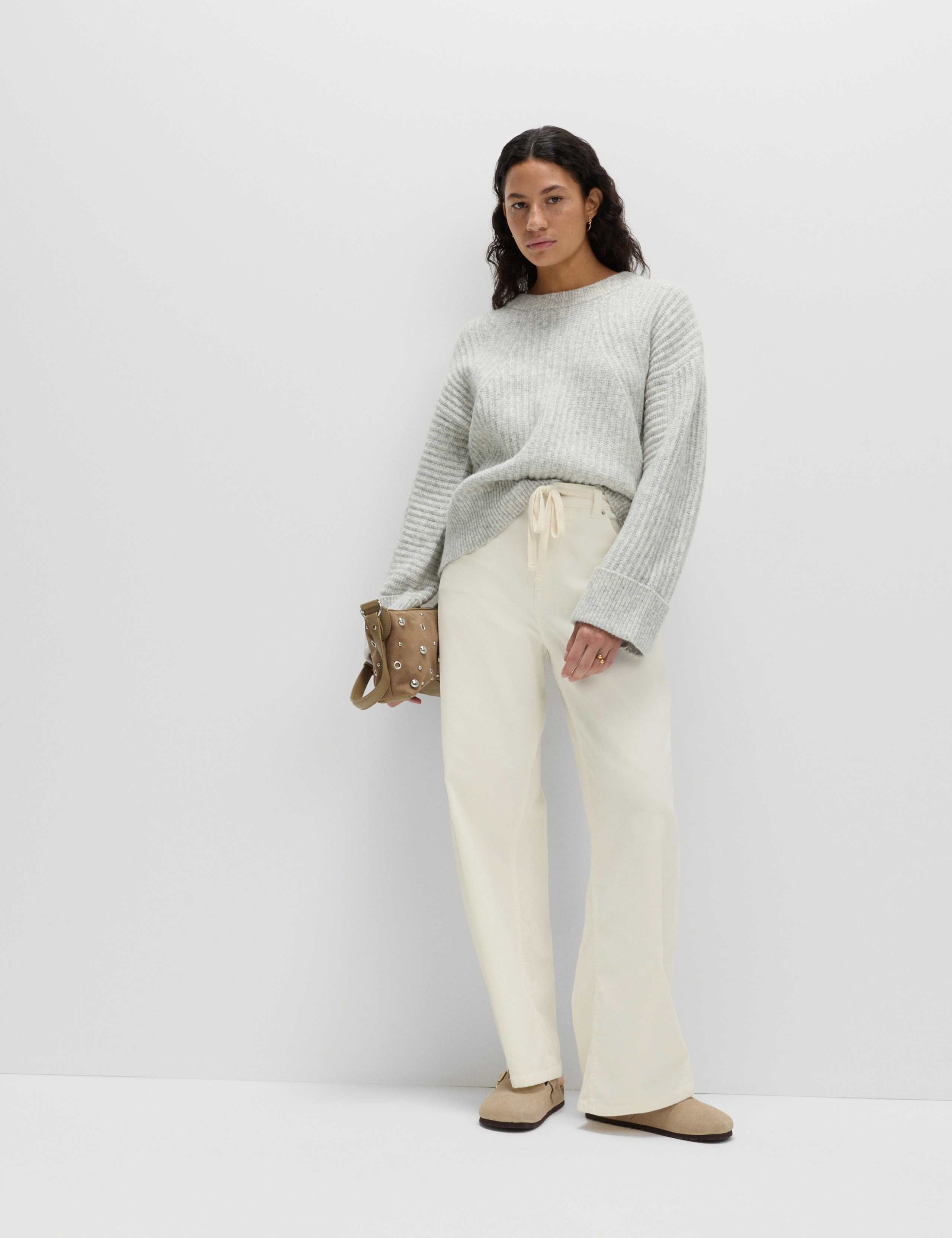 Cotton Rich Cord Wide Leg Trousers 4 of 6