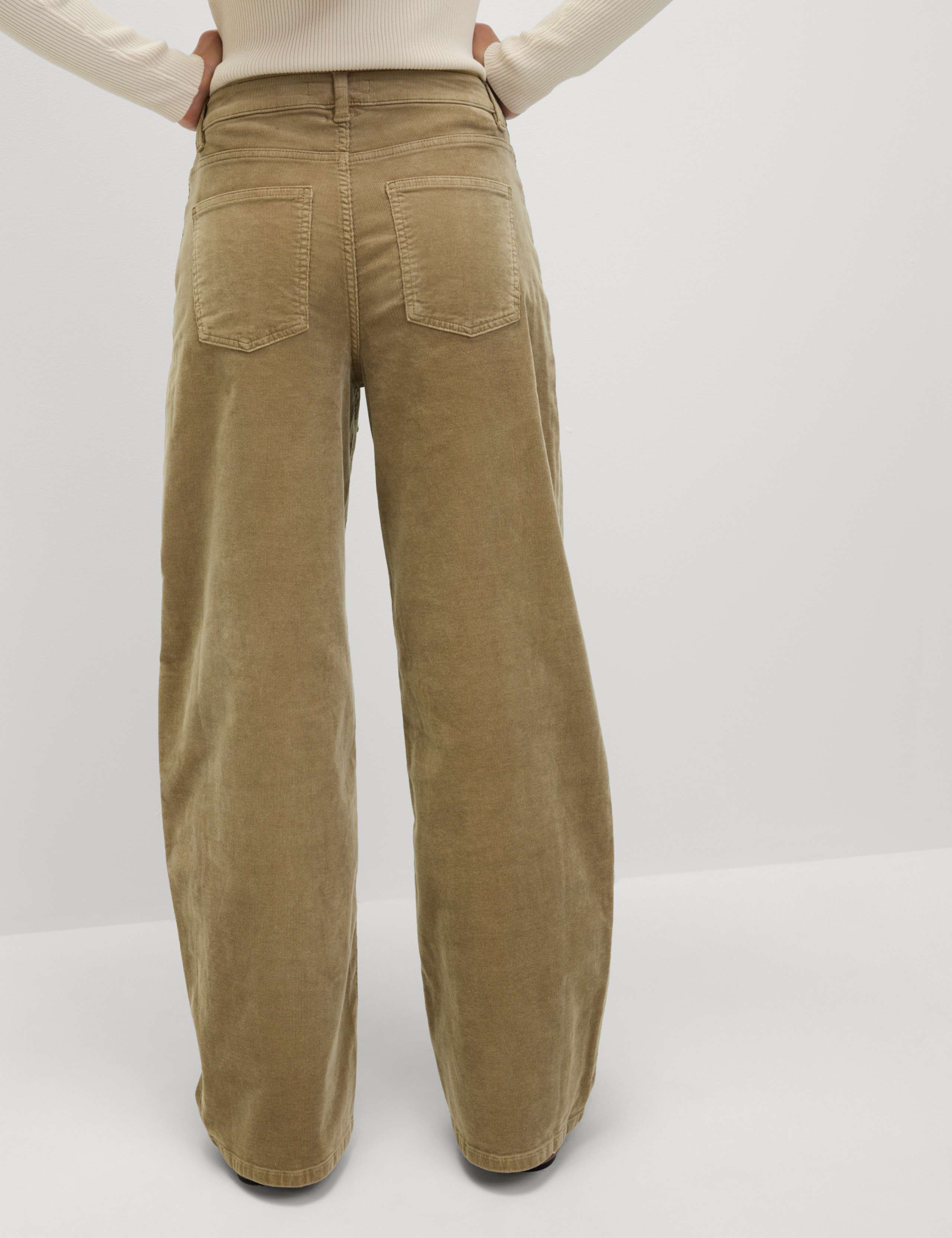 Cotton Rich Cord Wide Leg Trousers 5 of 7