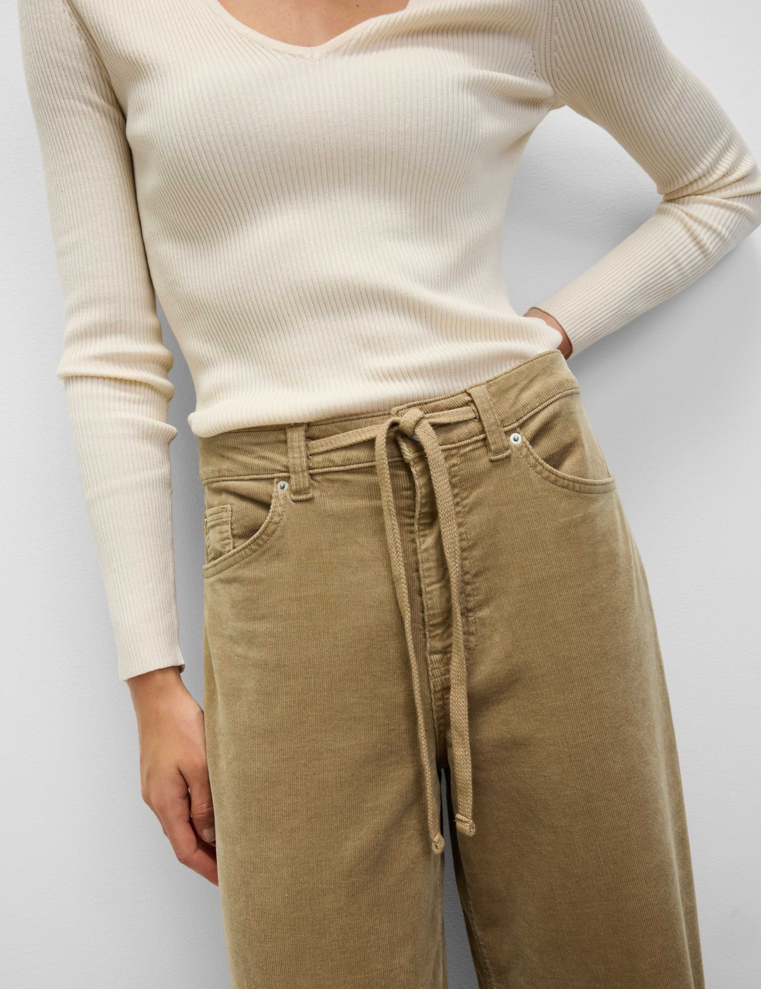Cotton Rich Cord Wide Leg Trousers 6 of 7