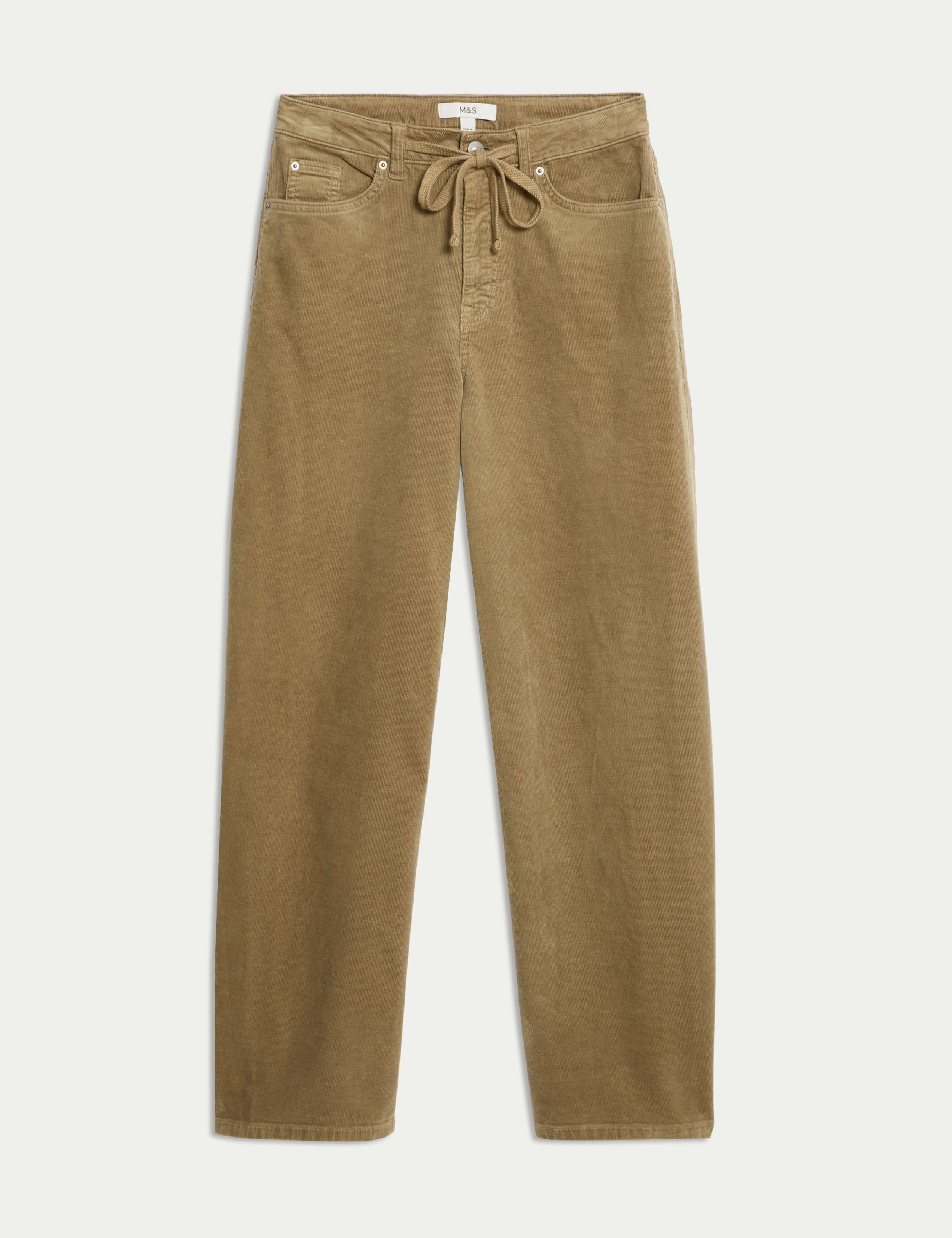 Cotton Rich Cord Wide Leg Trousers 2 of 7