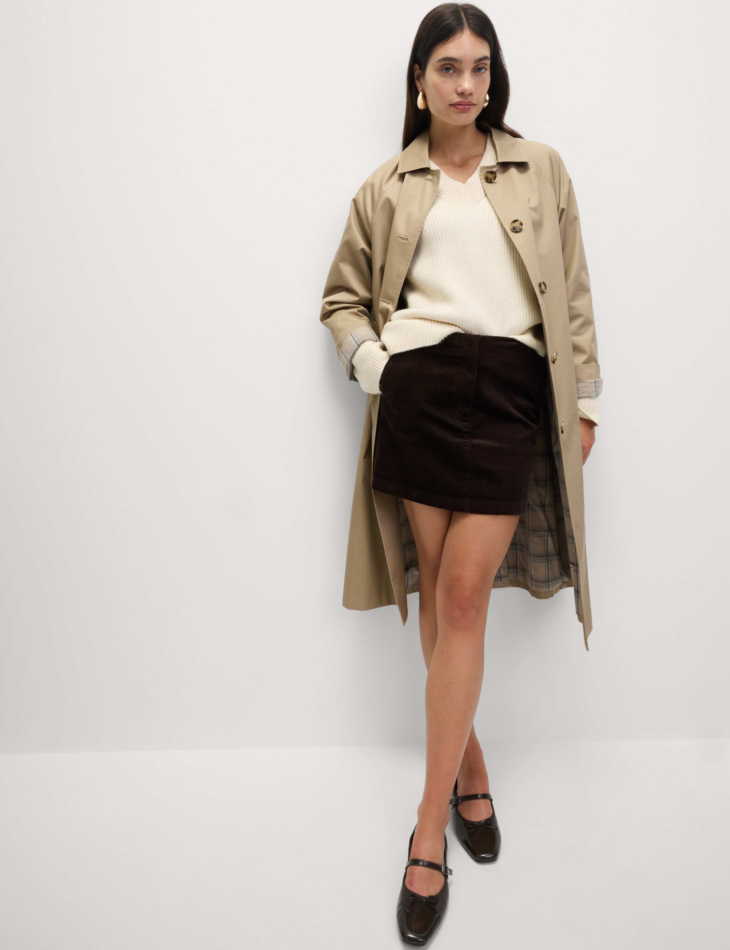 Cotton Rich A-Line Mini Skirt 4 of 6