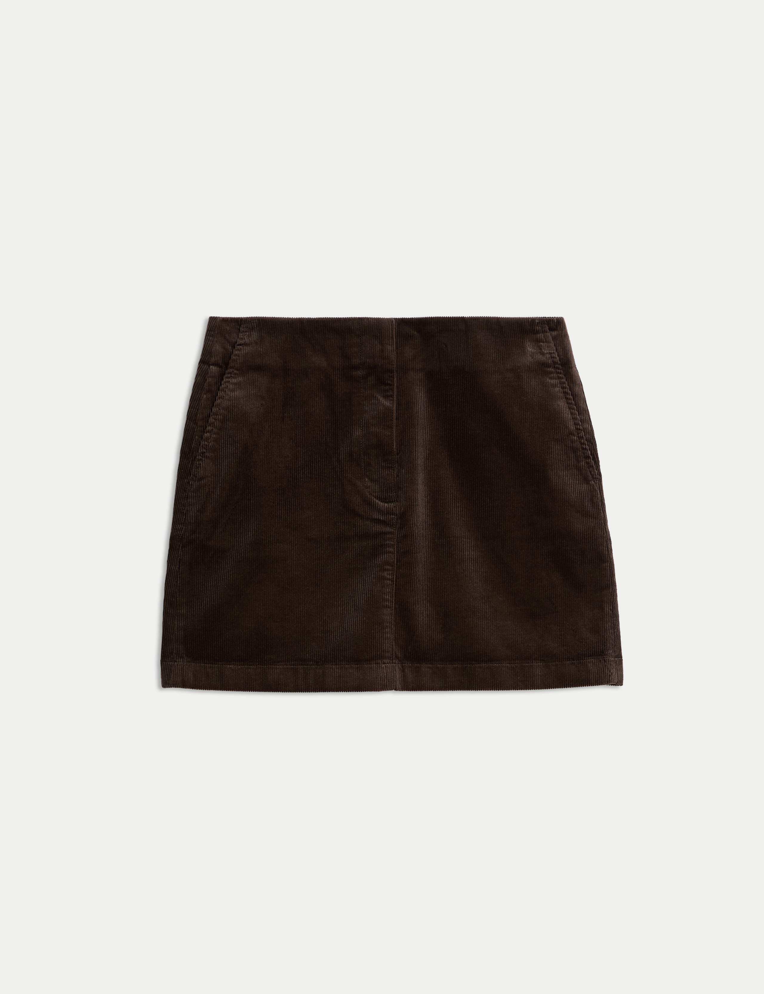 Cotton Rich A-Line Mini Skirt 2 of 6