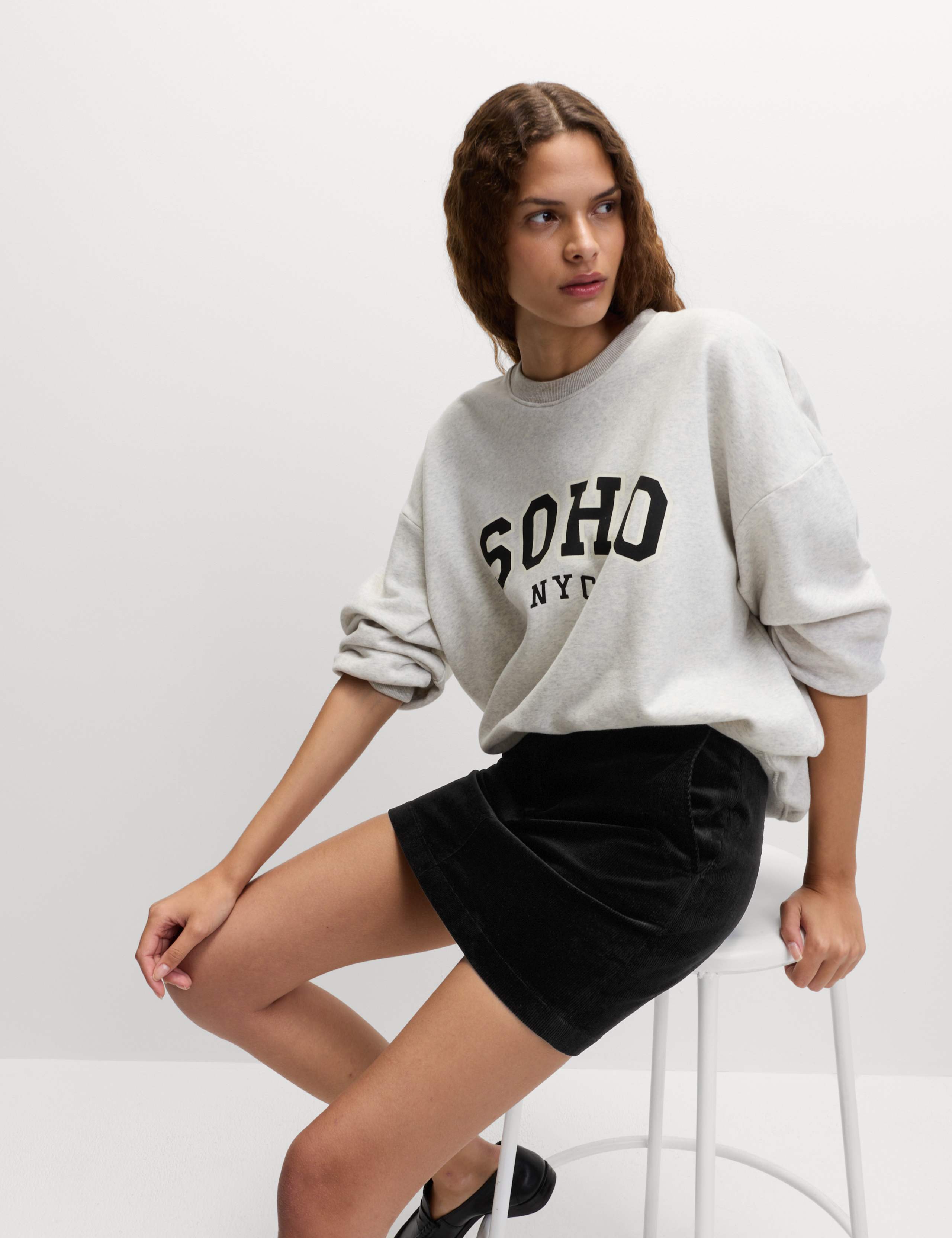 Cord Mini A-Line Skirt 4 of 5