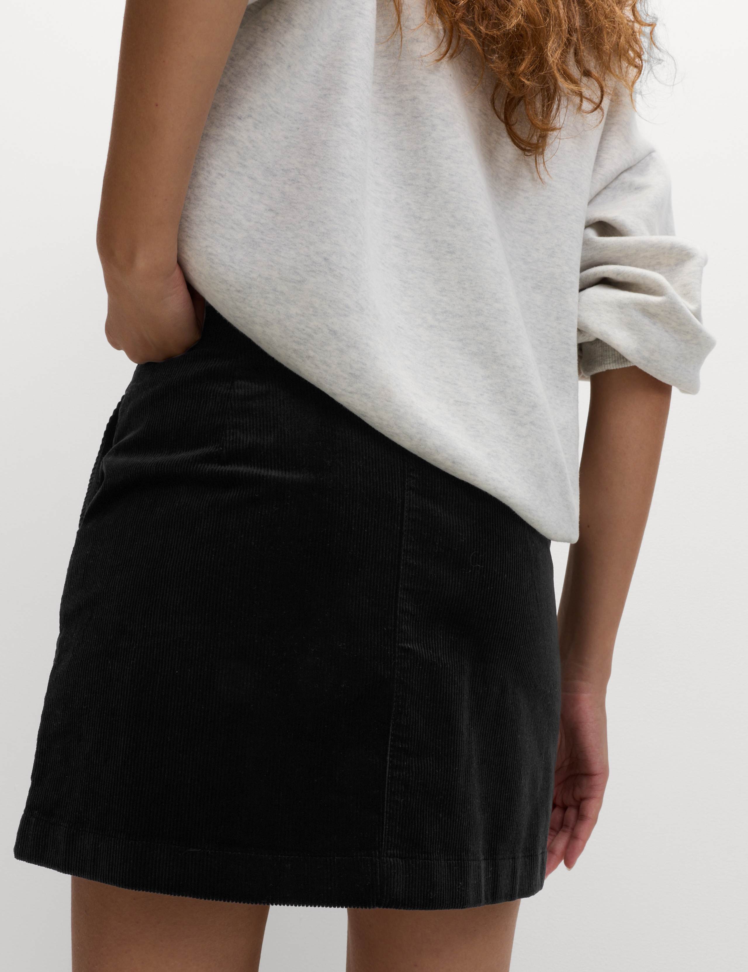 Cord Mini A-Line Skirt 5 of 5