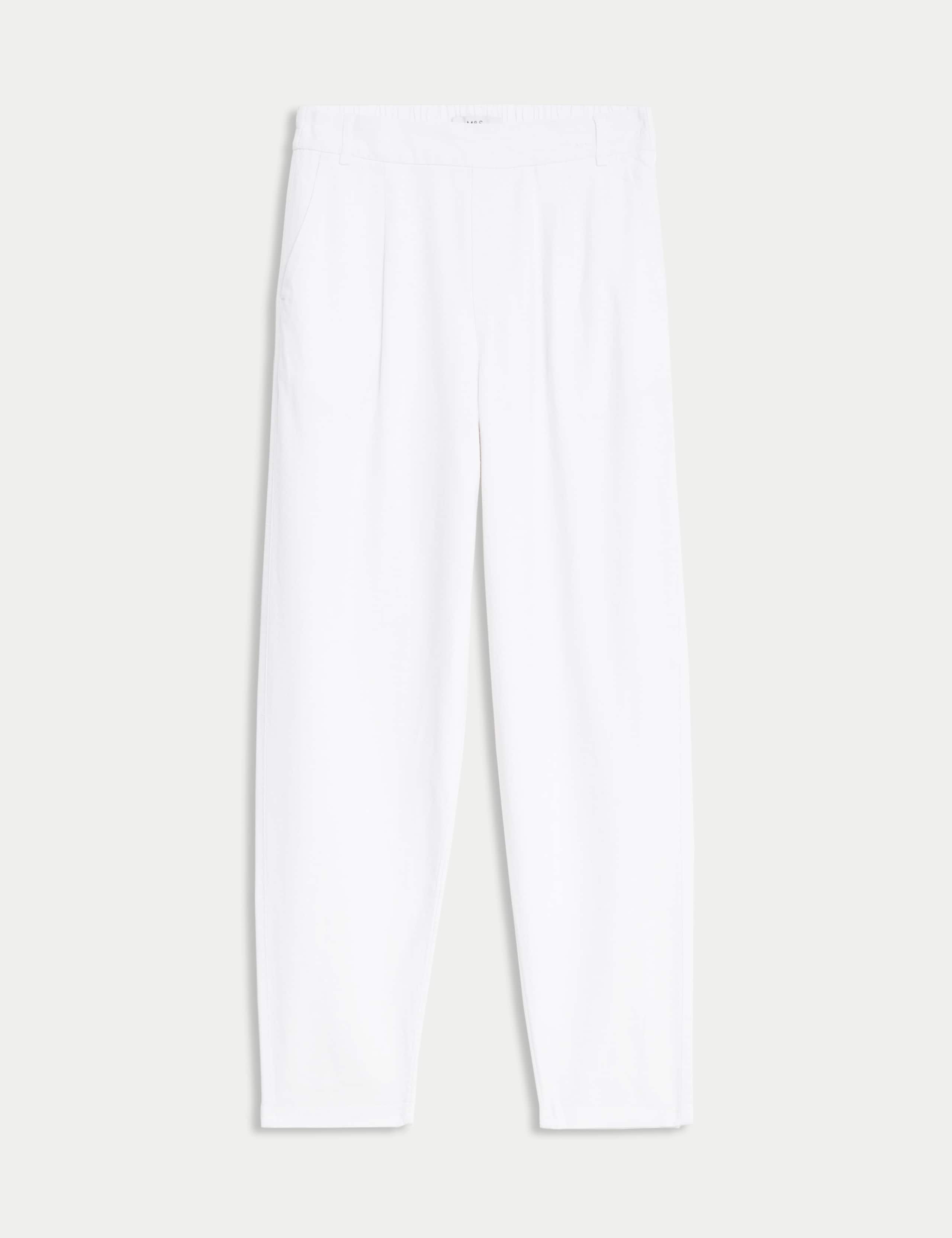 Linen Rich Tapered Trousers 1 of 1