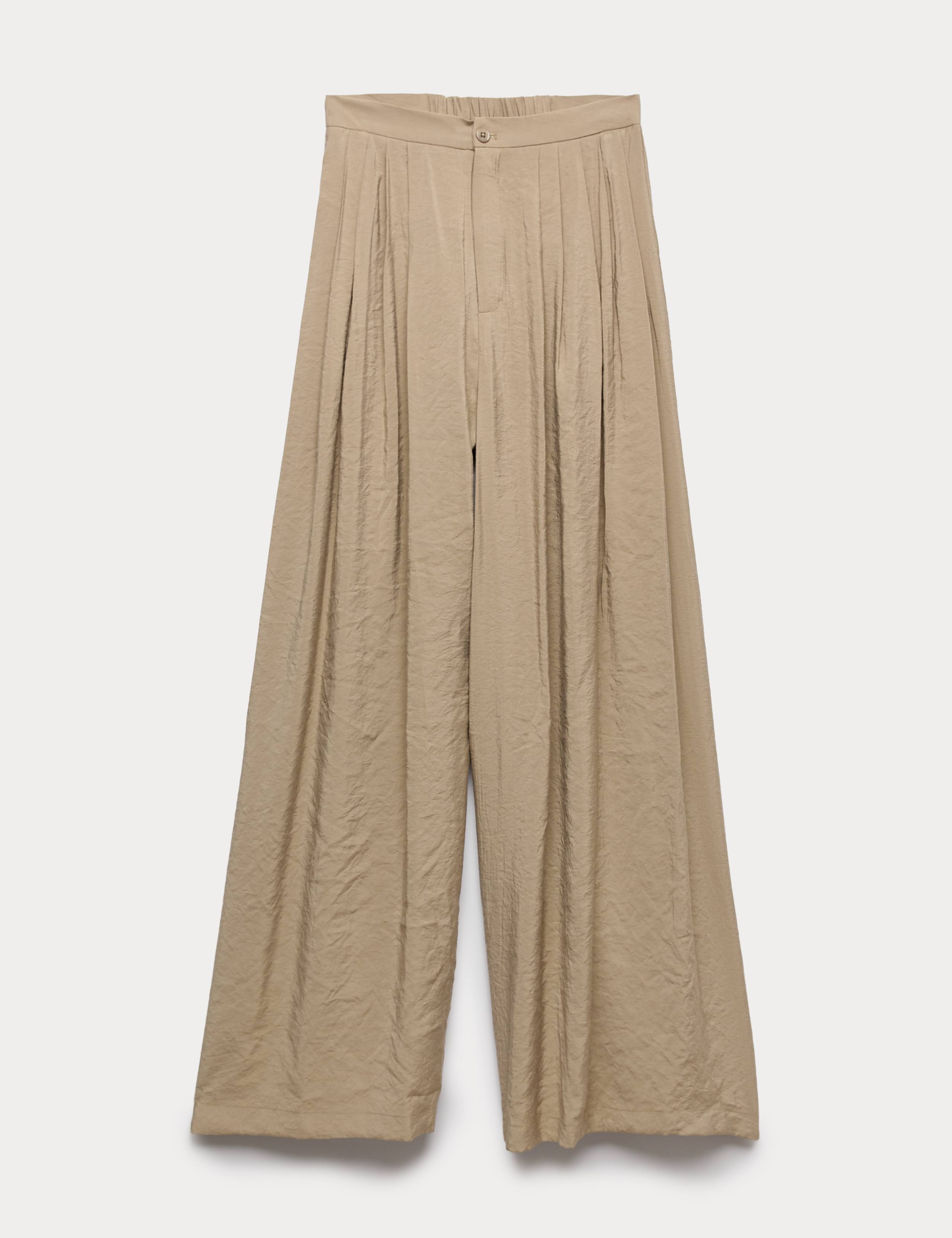Pleat Front Palazzo Trousers 1 of 1