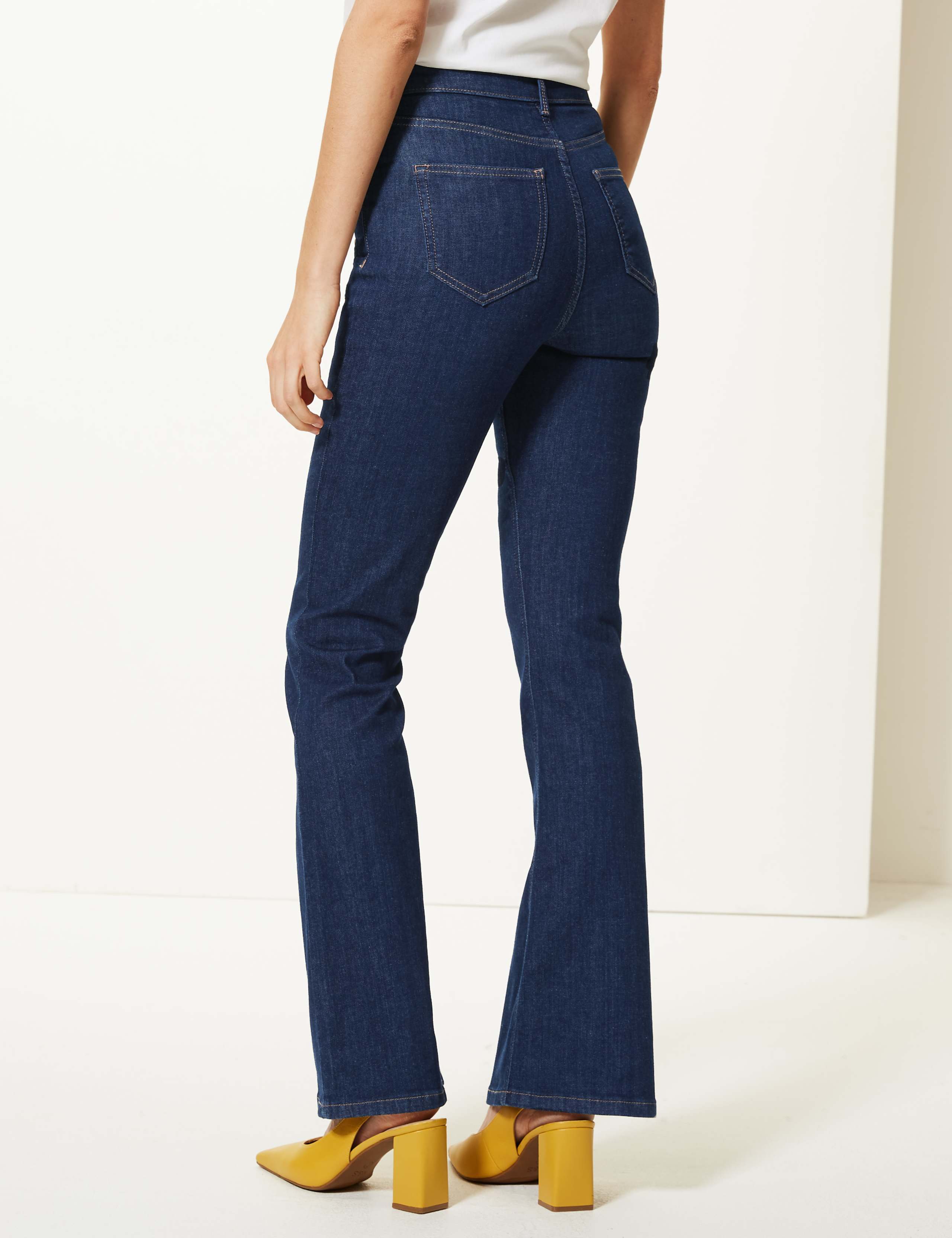 High Waist Skinny Flare Jeans 3 of 5