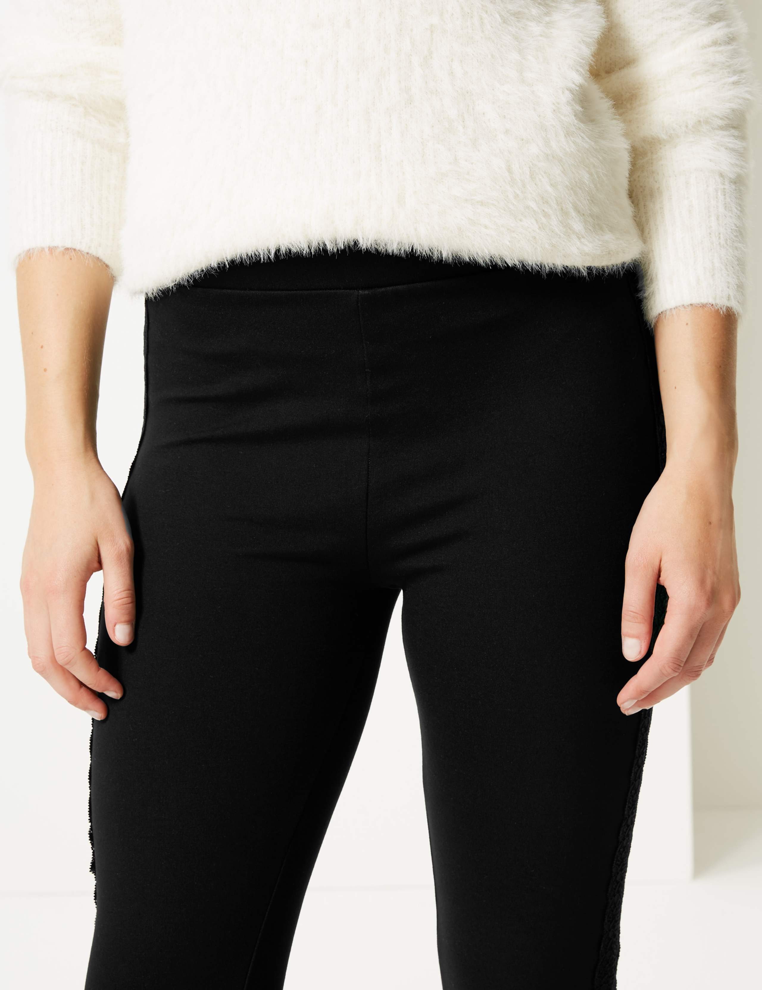 Lace Trim Leggings 5 of 6