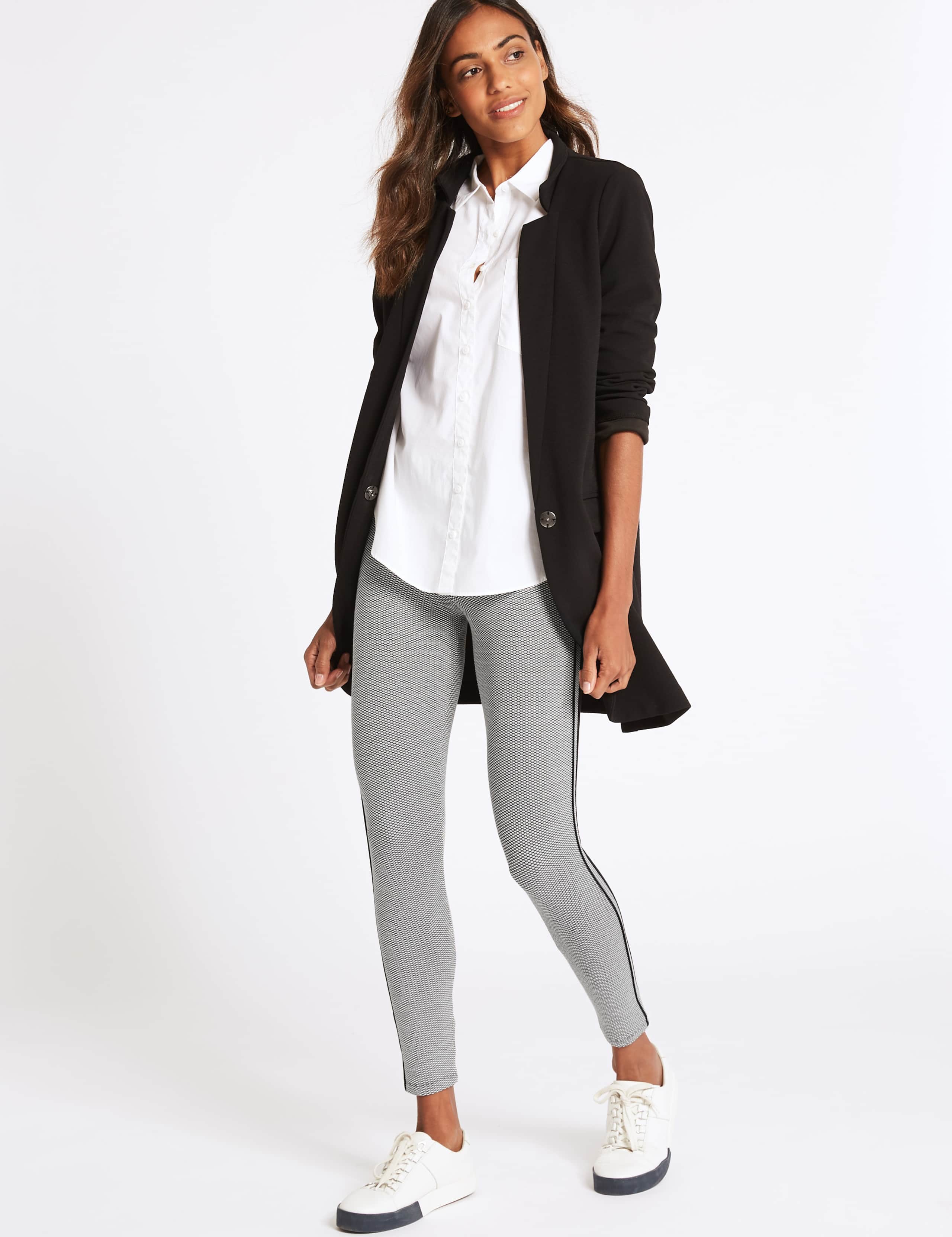 Jacquard Side Stripe Leggings 3 of 6