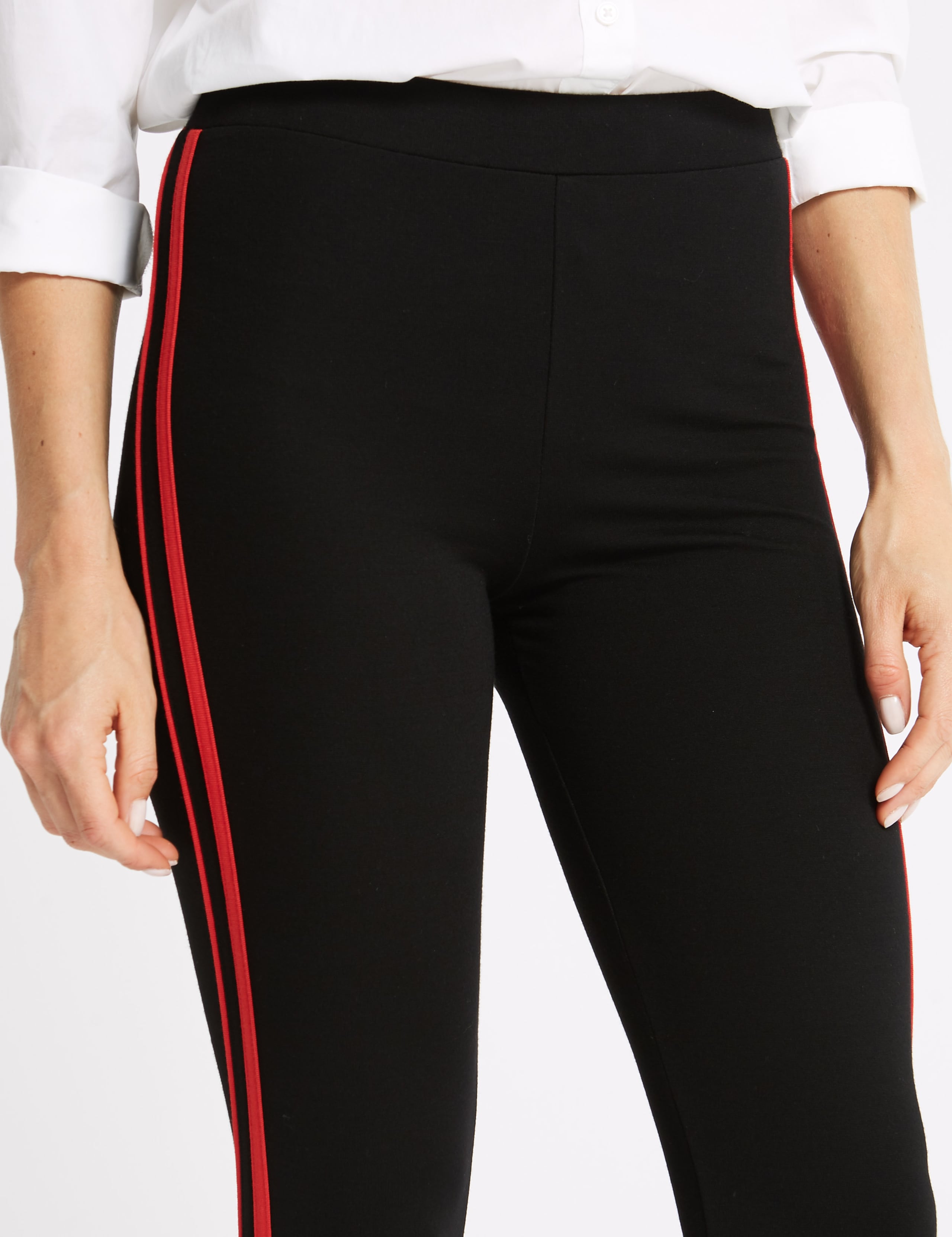 Ponte Side Stripe Leggings 5 of 6
