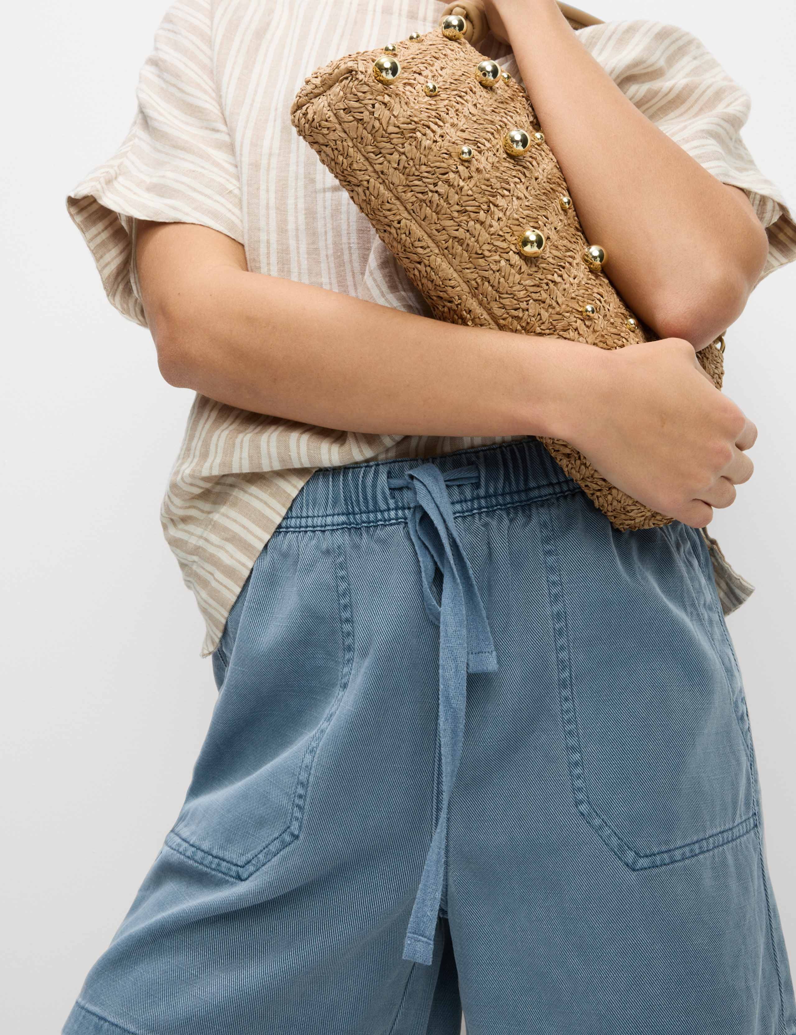 Cotton Blend Garment Dye Shorts 1 of 5