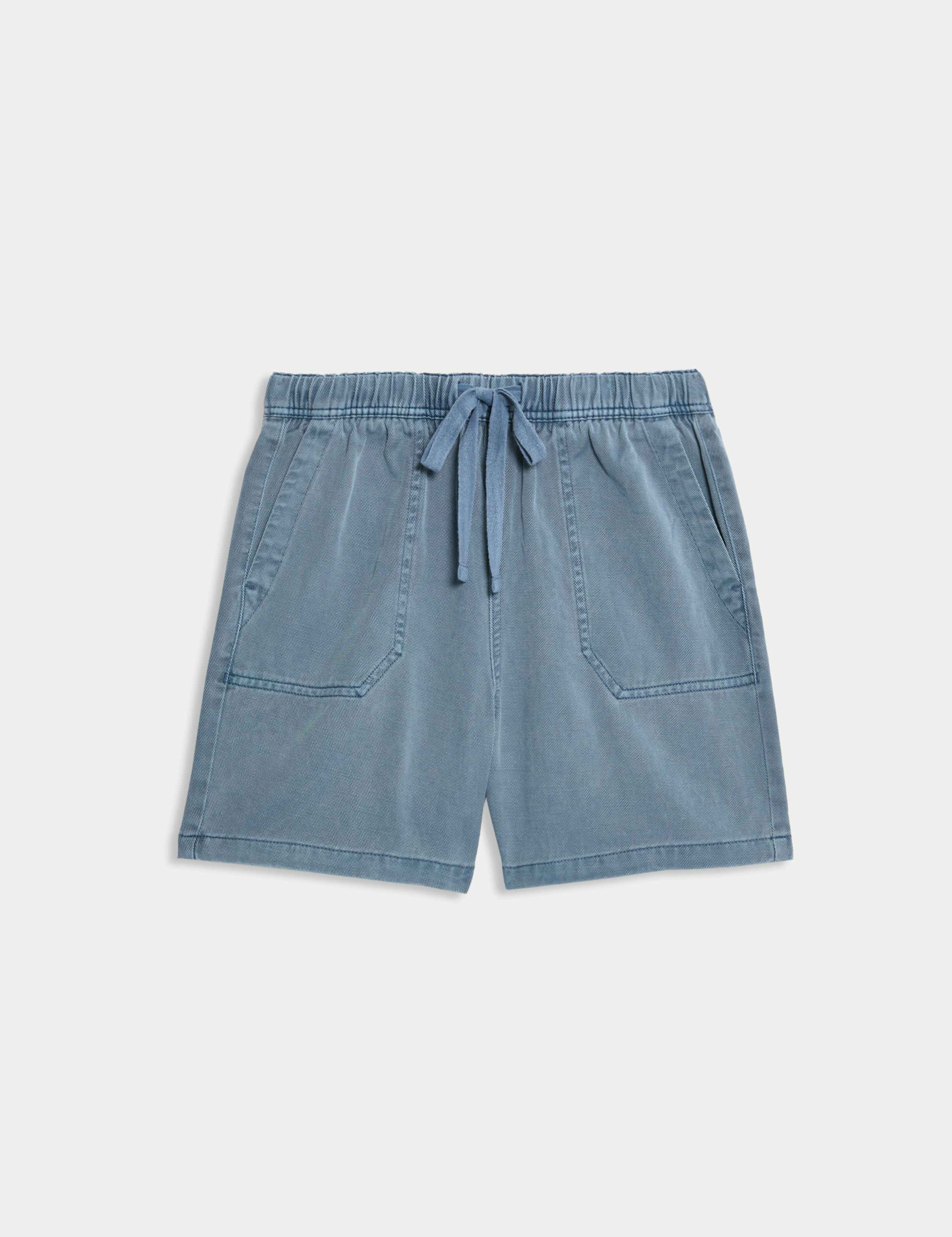 Cotton Blend Garment Dye Shorts 2 of 5