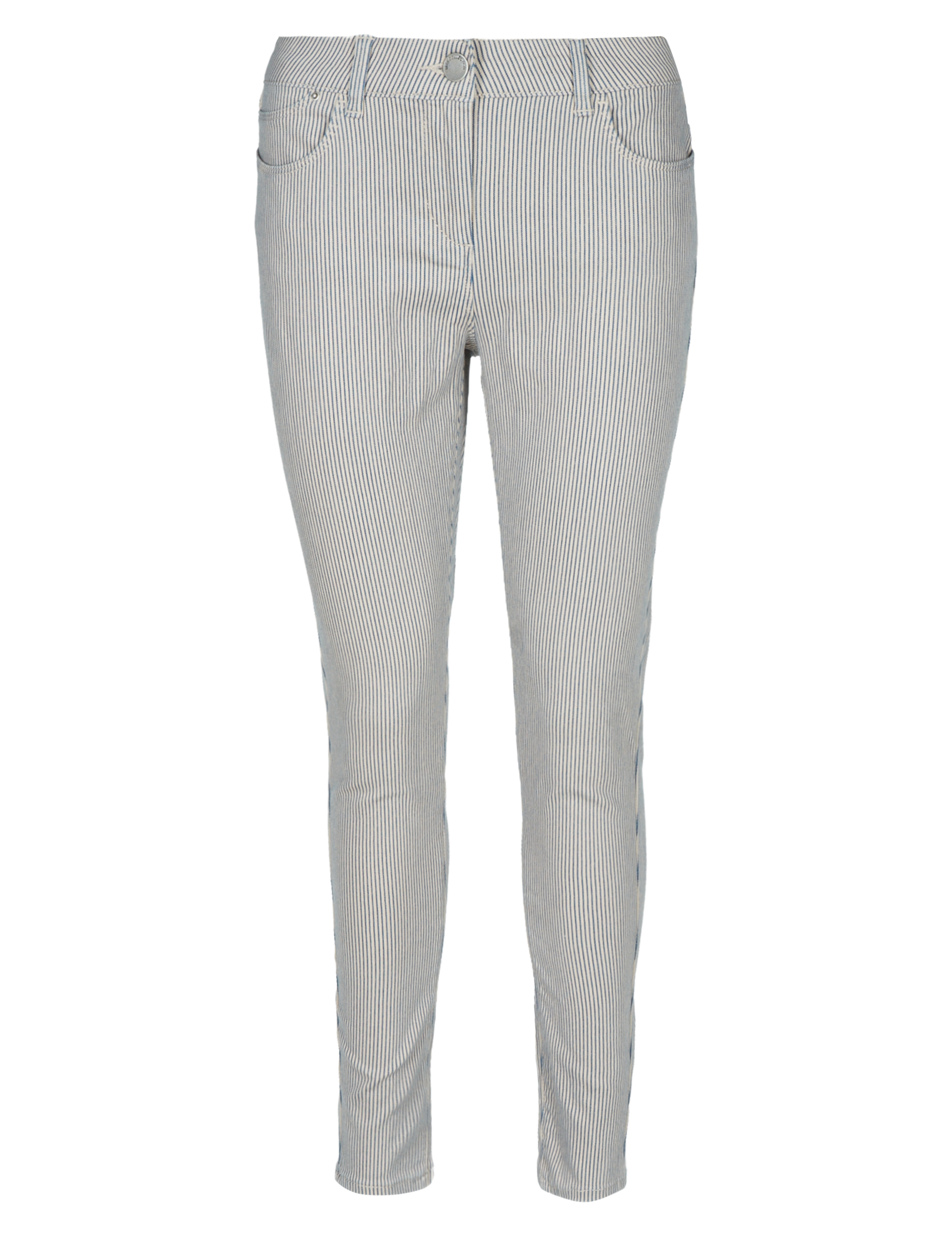 Ankle Grazer Ticking Striped Jeggings 2 of 6