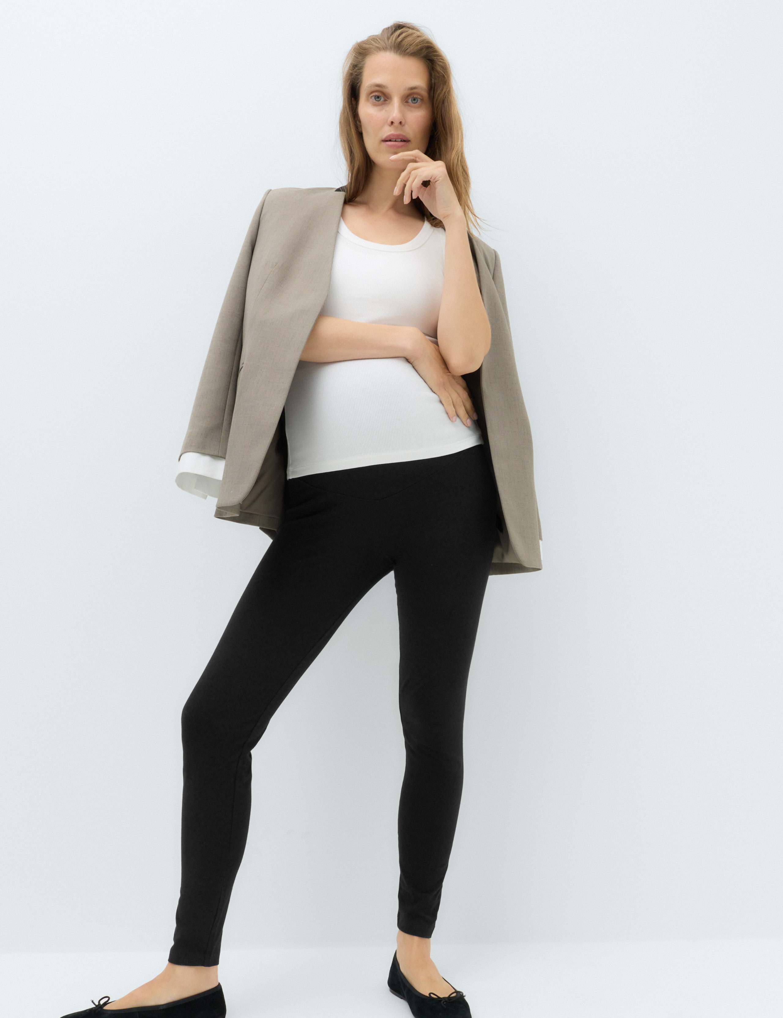Maternity 2pk Over Bump Leggings 2 of 5