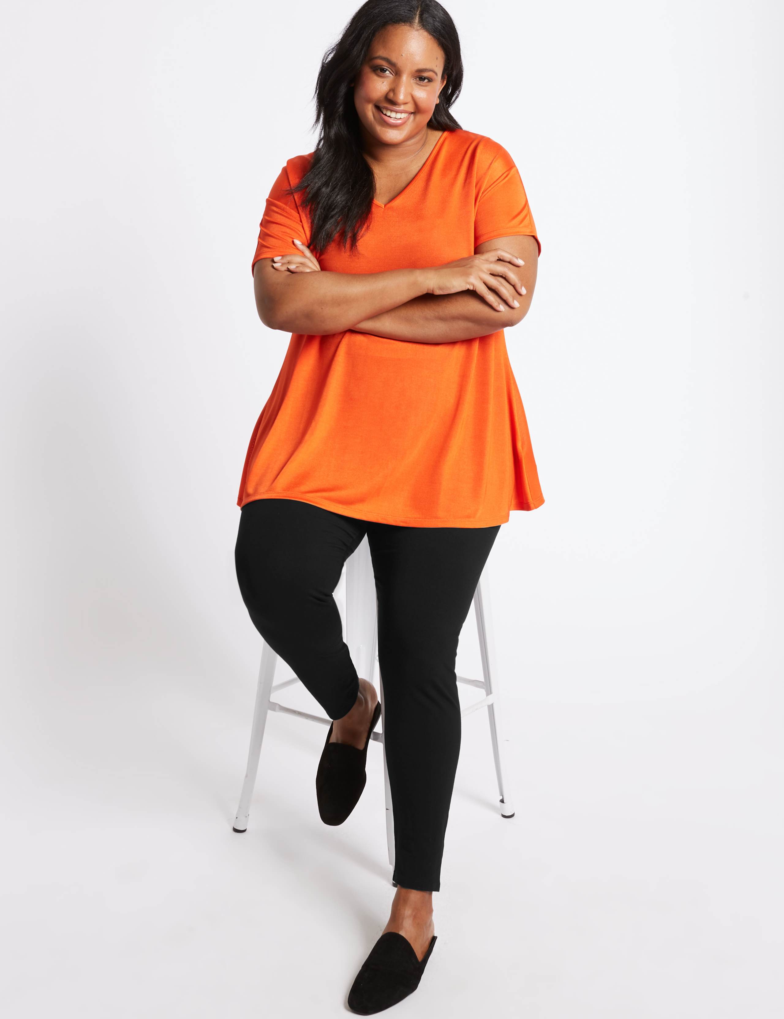 CURVE Cotton Rich Leggings 3 of 6