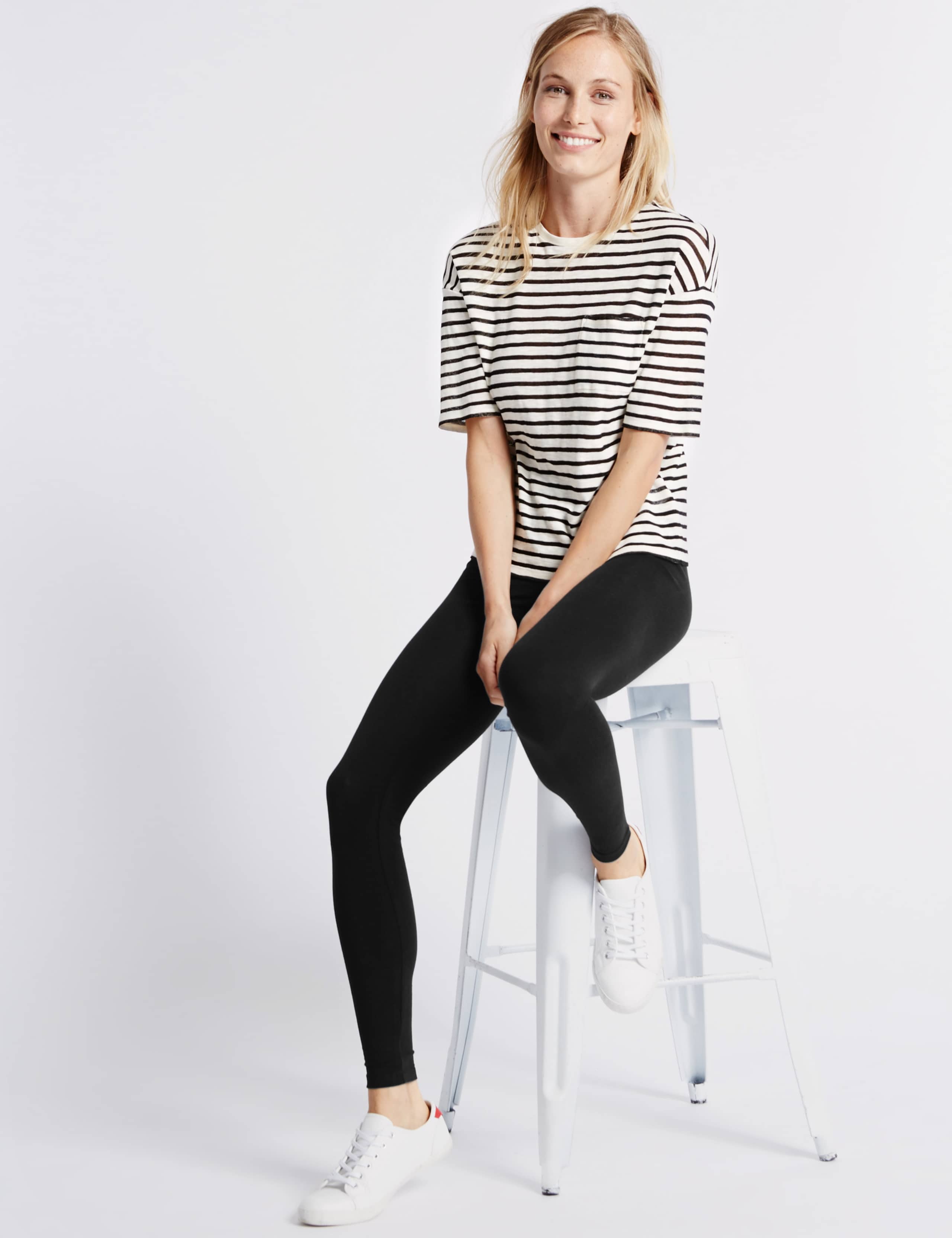 PETITE Cotton Rich Leggings 3 of 6