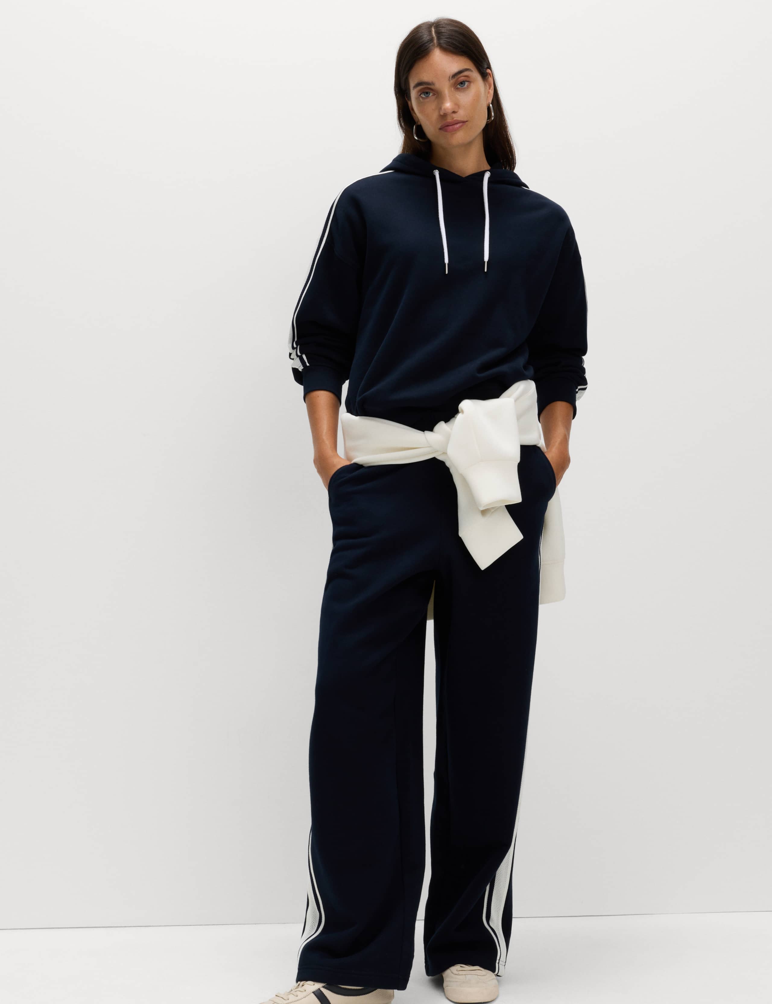 Pure Cotton Side Stripe Joggers 3 of 6