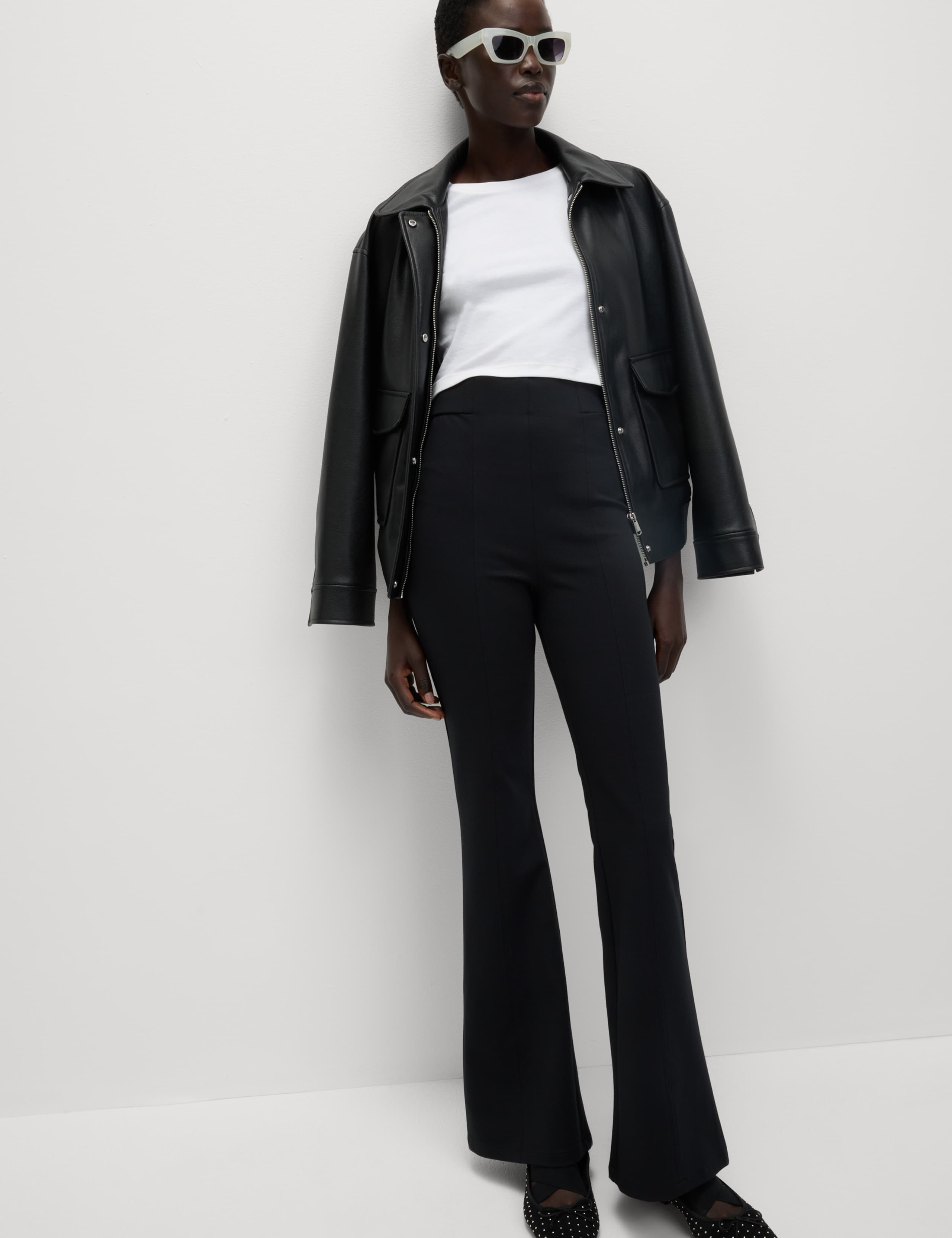 Ponte High Waisted Kickflare Leggings 7 of 7