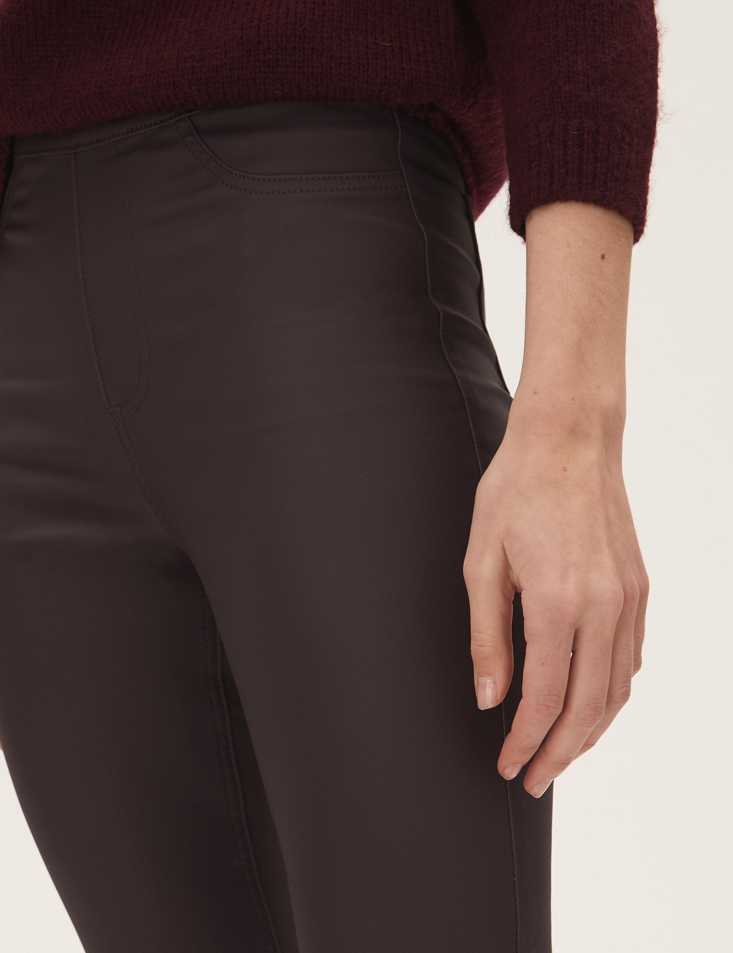 Coated High Waisted Jeggings 4 of 6