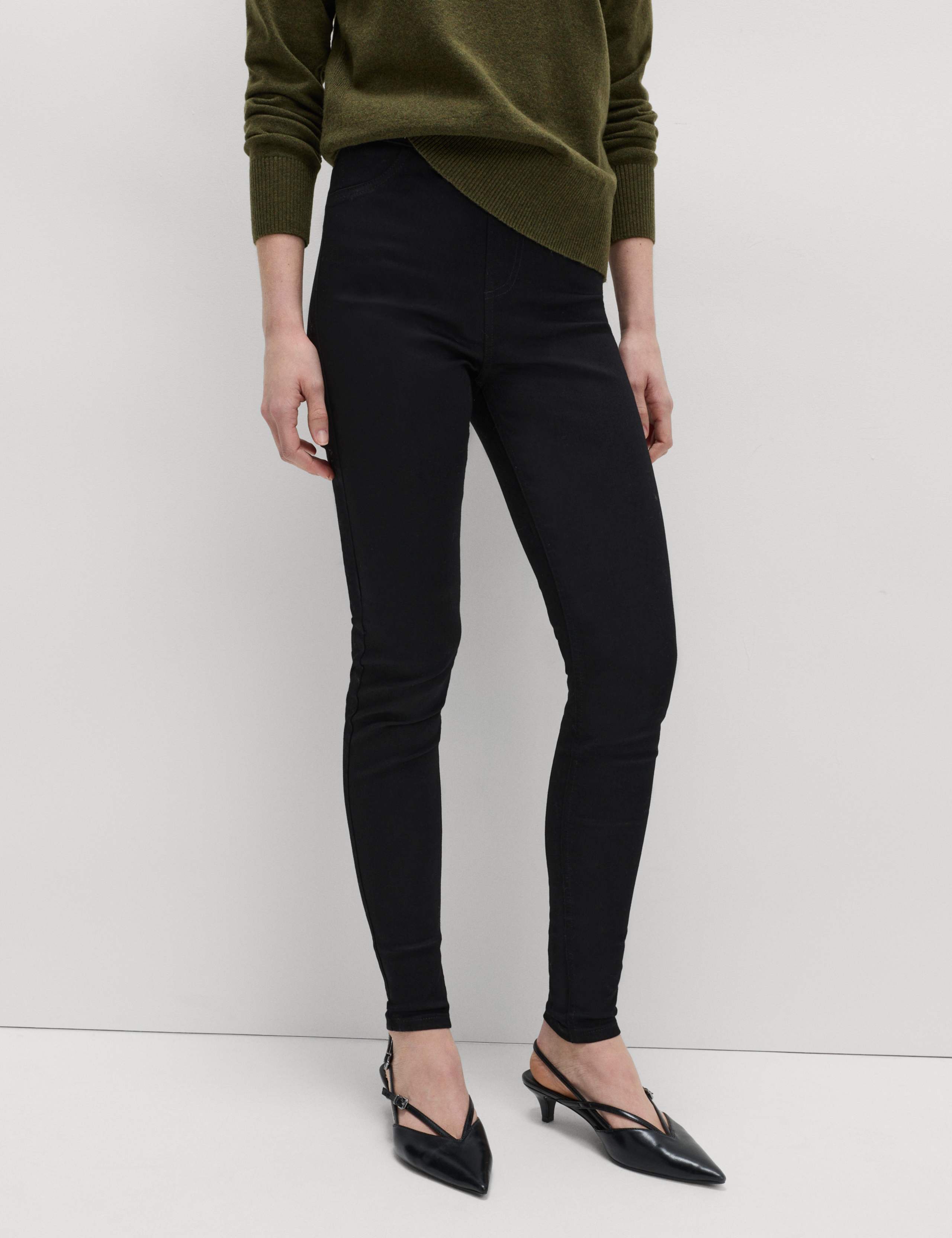 Pull on High Waisted Jegging 1 of 5