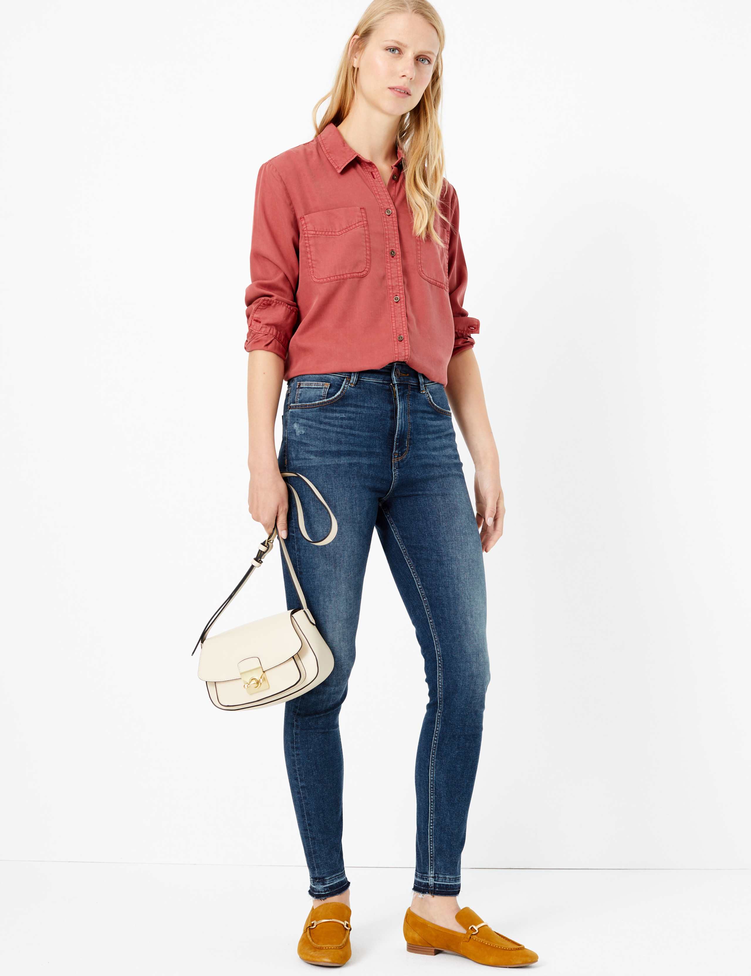Carrie High Waisted Skinny Jeans 1 of 5