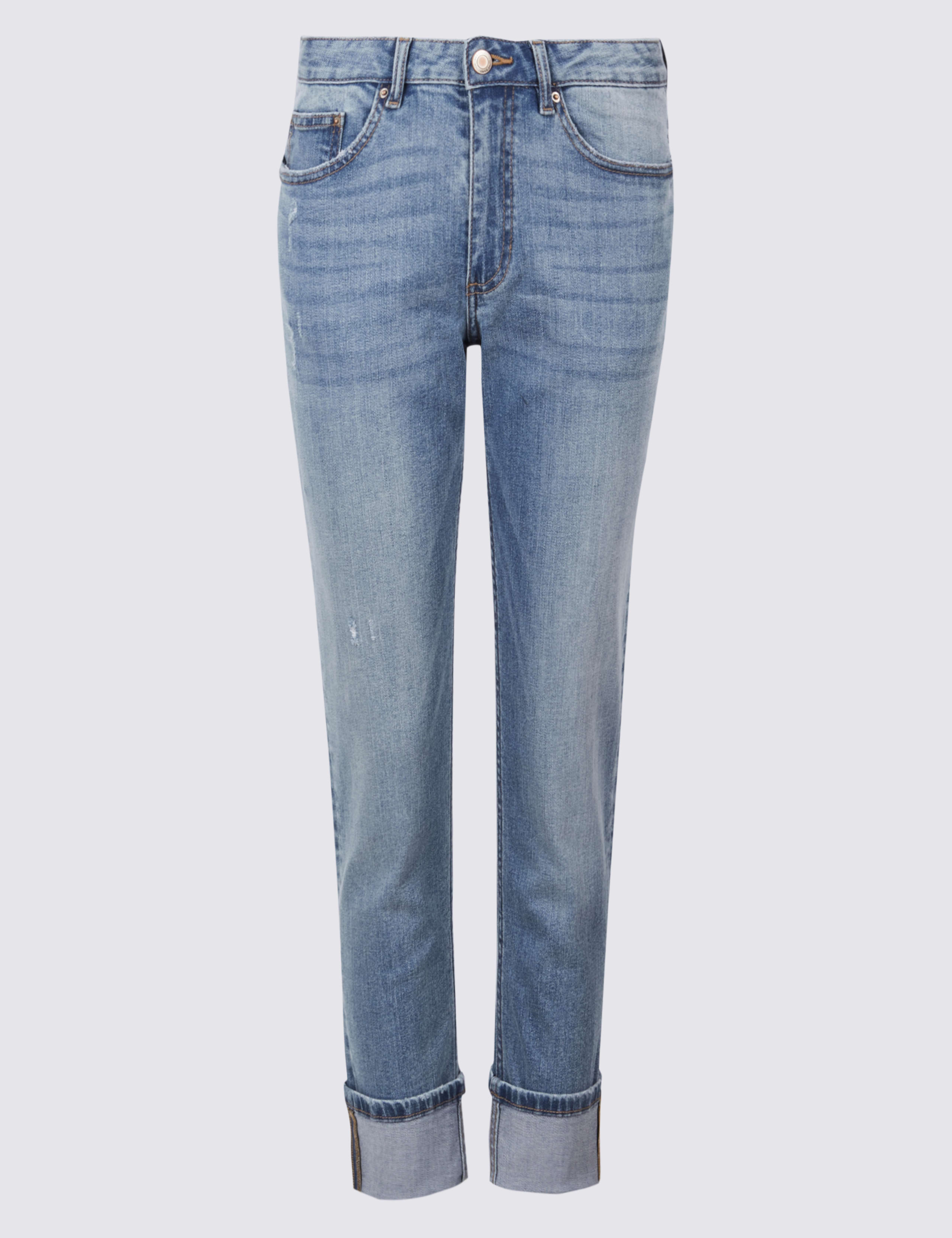 PETITE Mid Rise Relaxed Slim Jeans 2 of 6