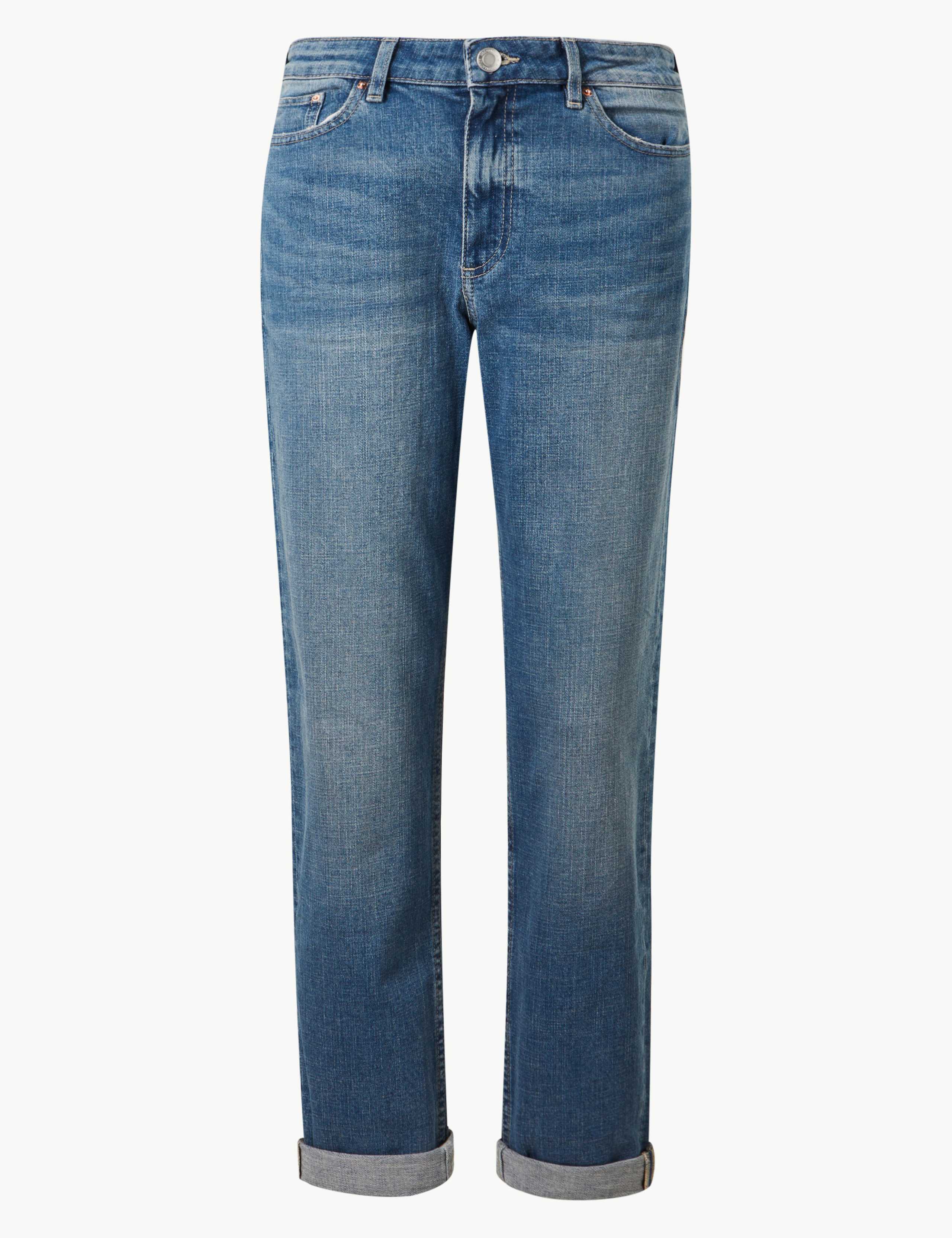 Relaxed Mid Rise Slim Jeans 2 of 5