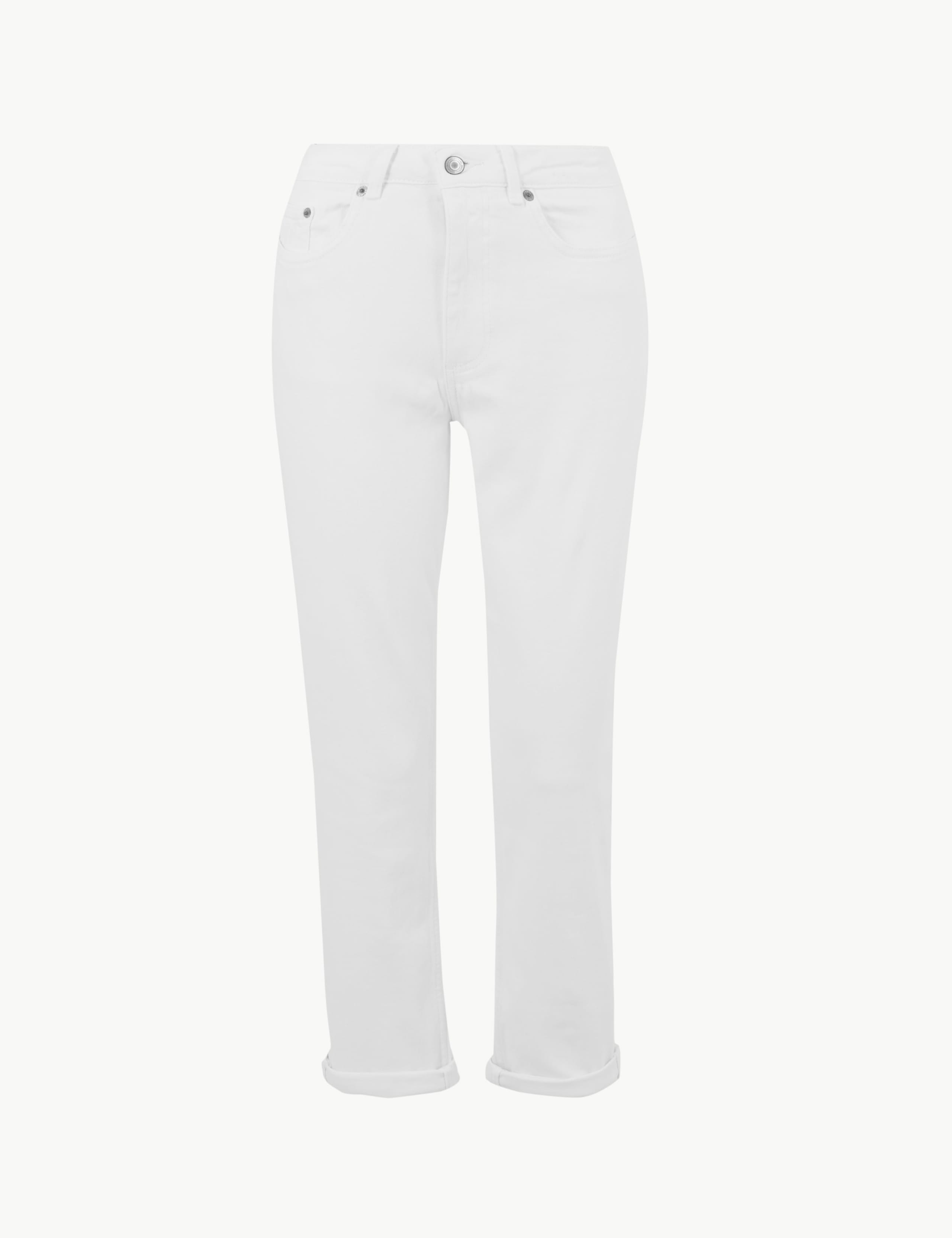 Relaxed Mid Rise Slim Cropped Jeans 1 of 1