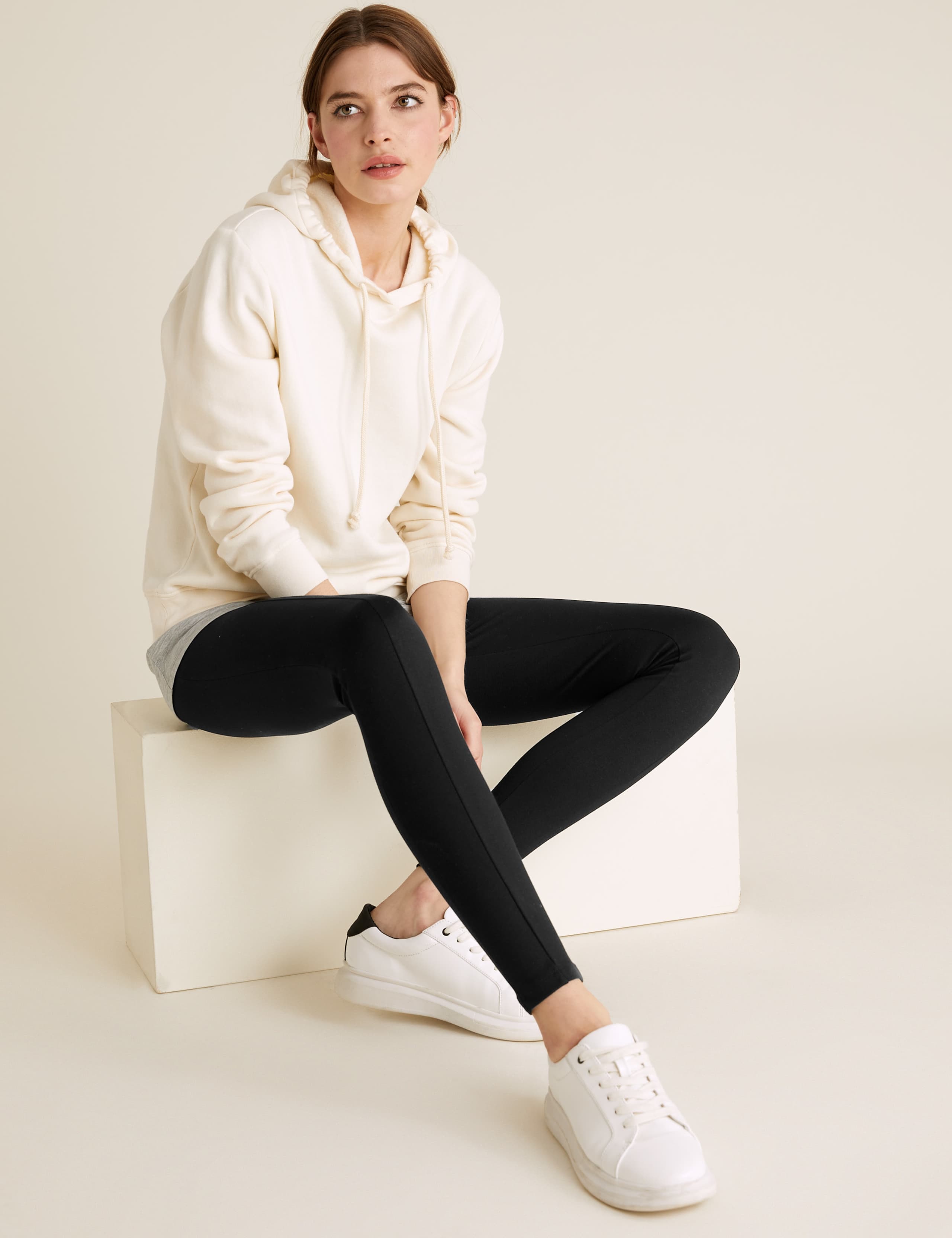 Jersey High Waisted Leggings 4 of 5