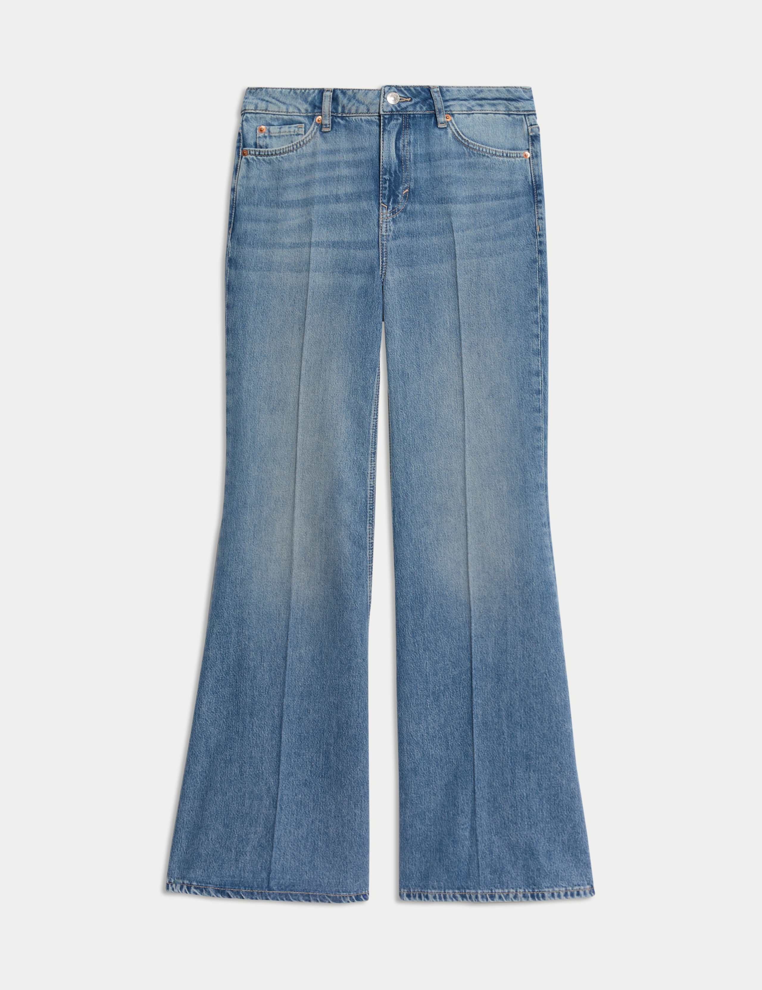 Mid Rise Flared Jeans 2 of 5