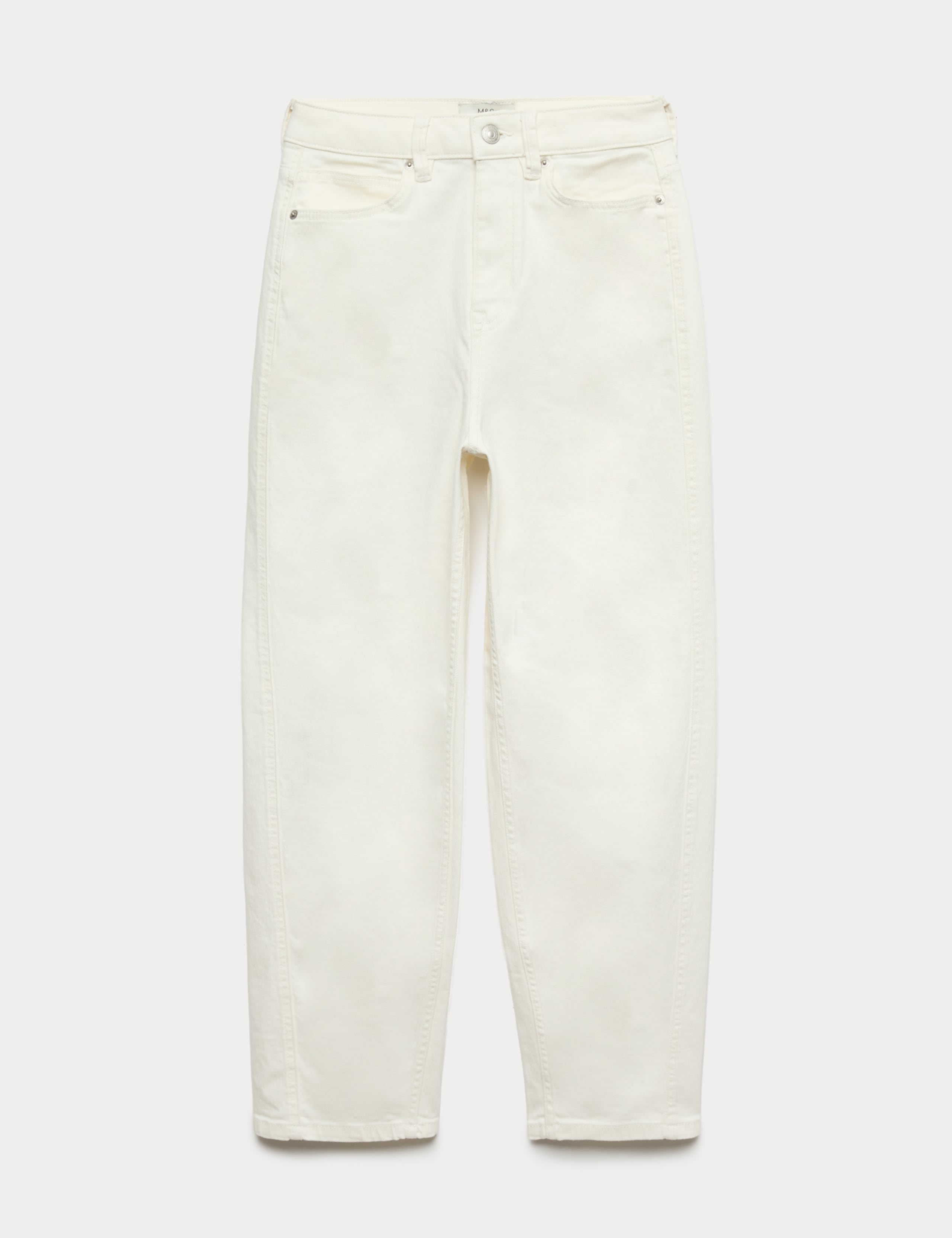 High Waisted Carrot Leg Ankle Grazer Jeans 2 of 6