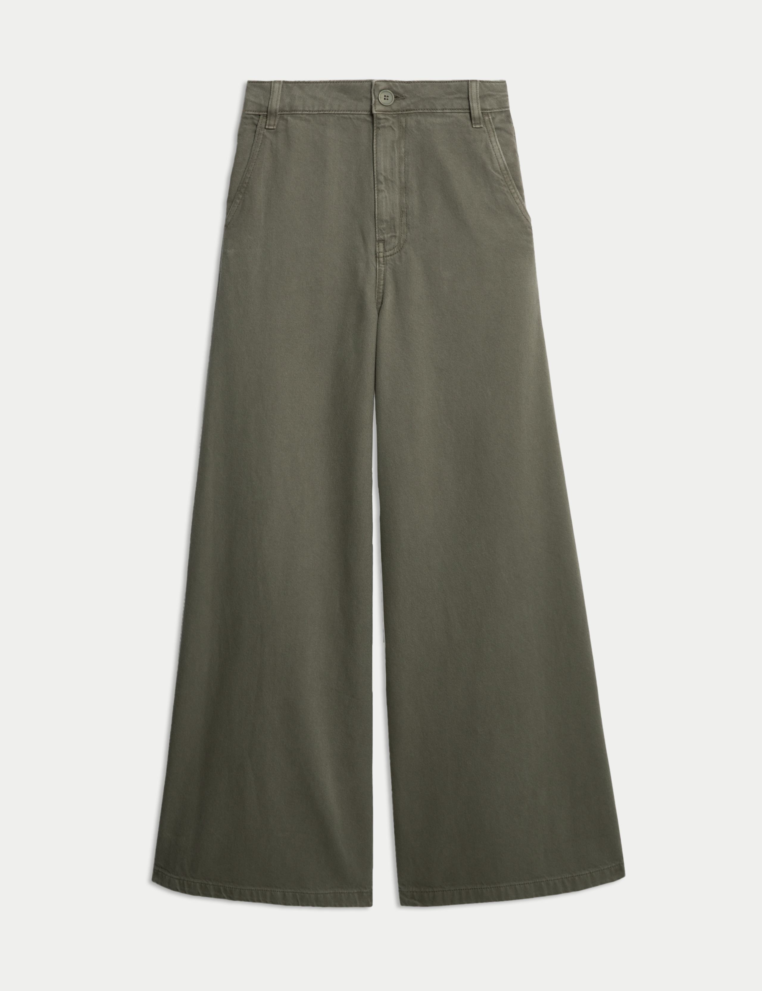 Cotton Rich Palazzo Trousers 2 of 6