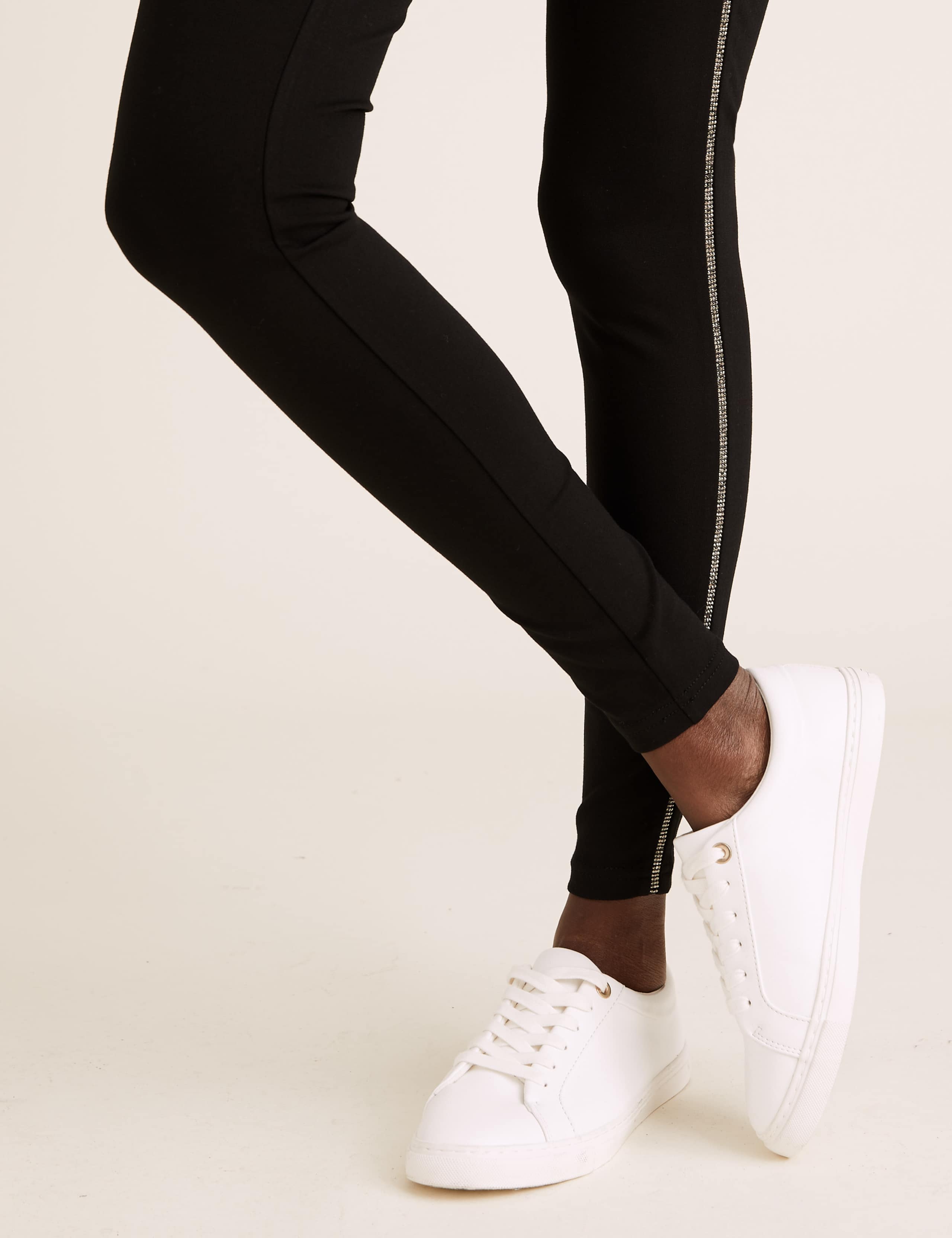 Glitter Side Stripe Leggings 5 of 7