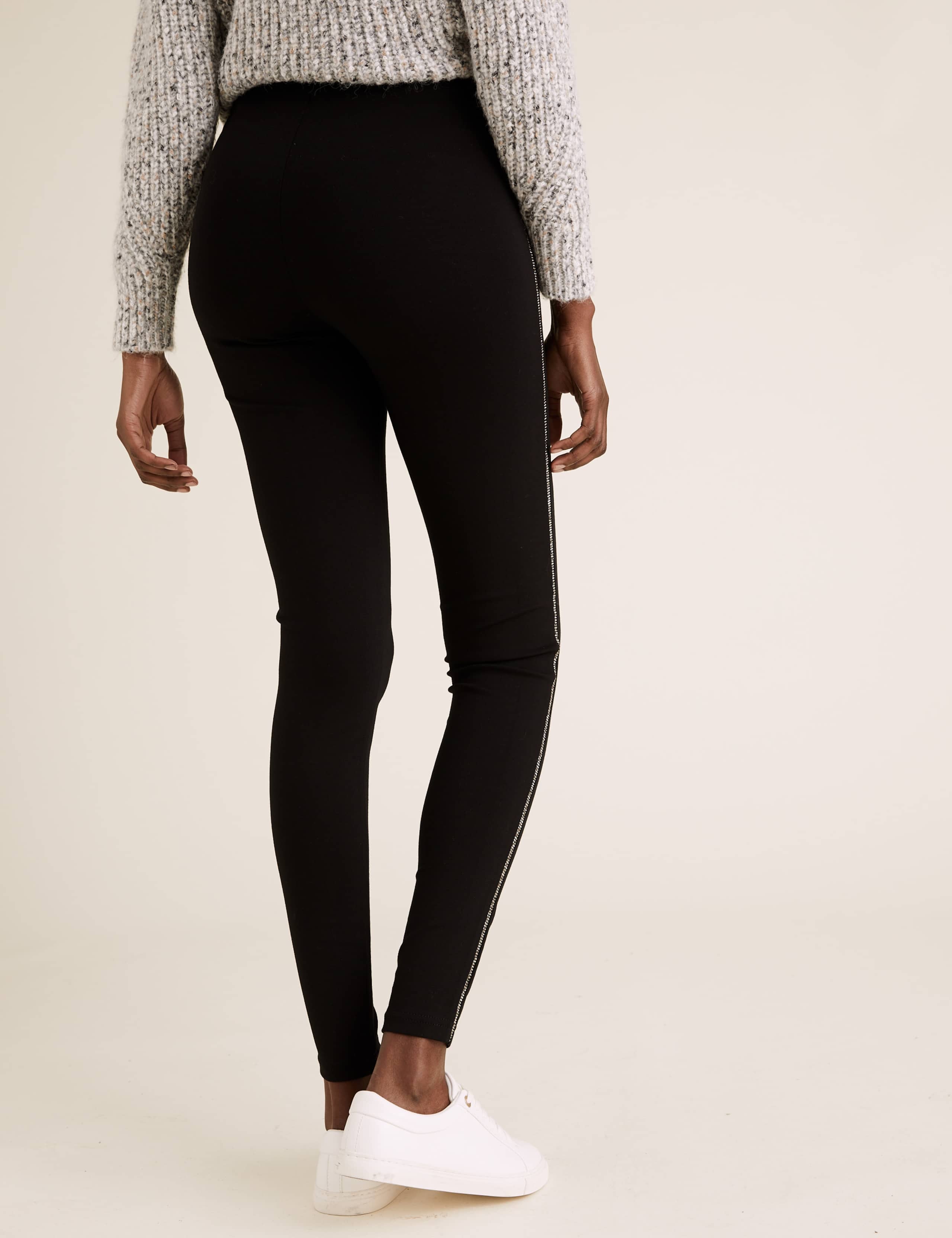Glitter Side Stripe Leggings 6 of 7
