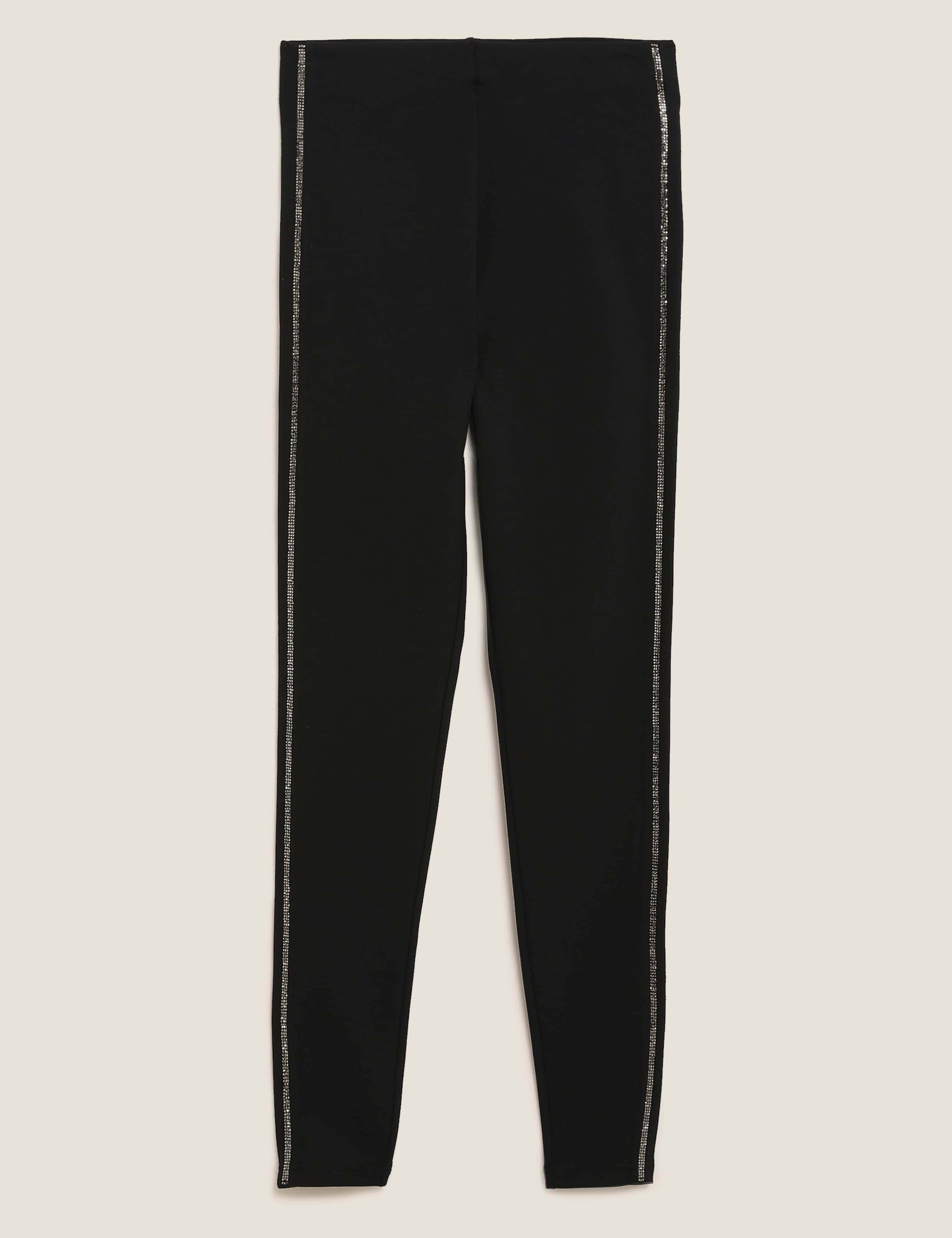 Glitter Side Stripe Leggings 2 of 7