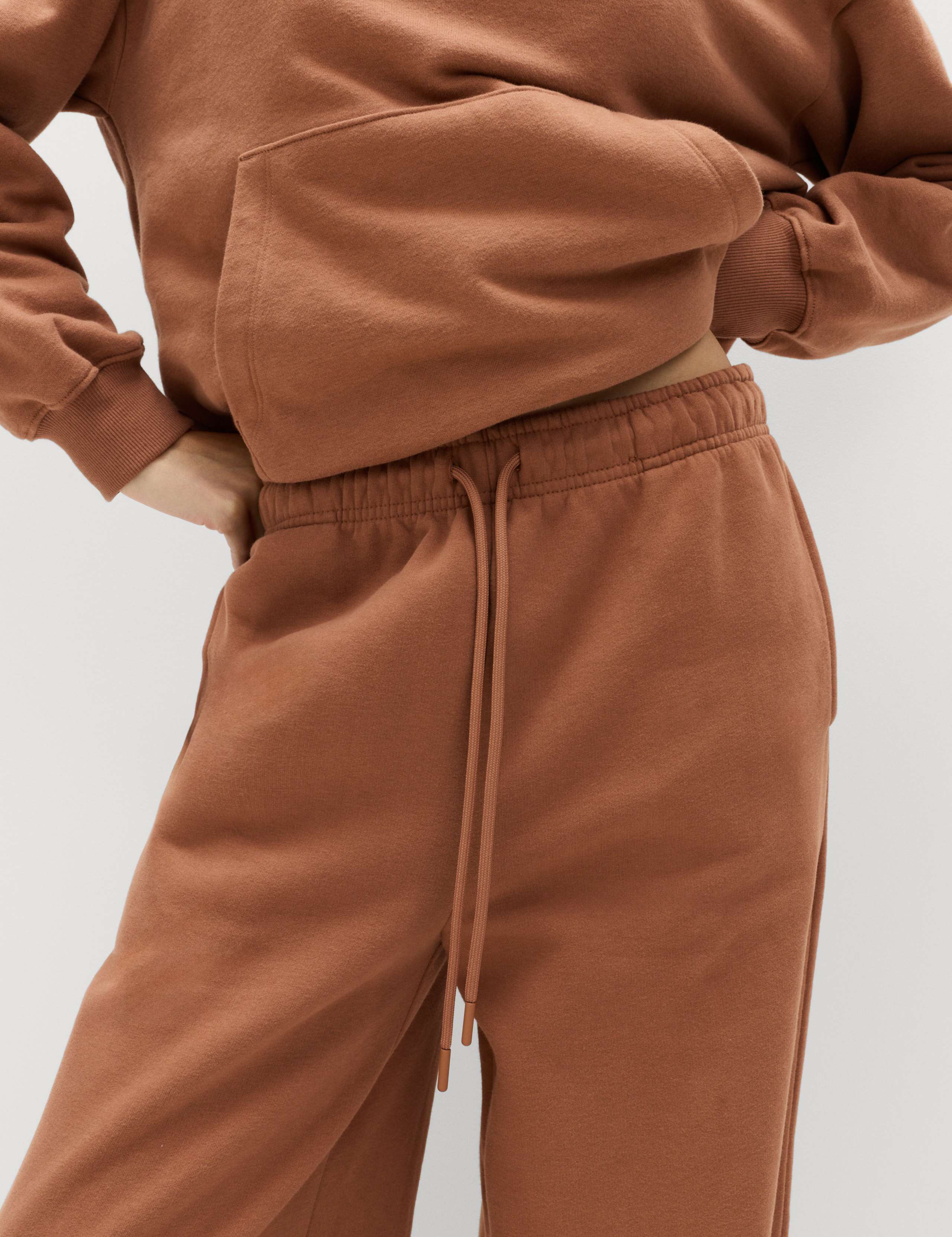 Cotton Rich Drawstring Wide Leg Joggers 6 of 6