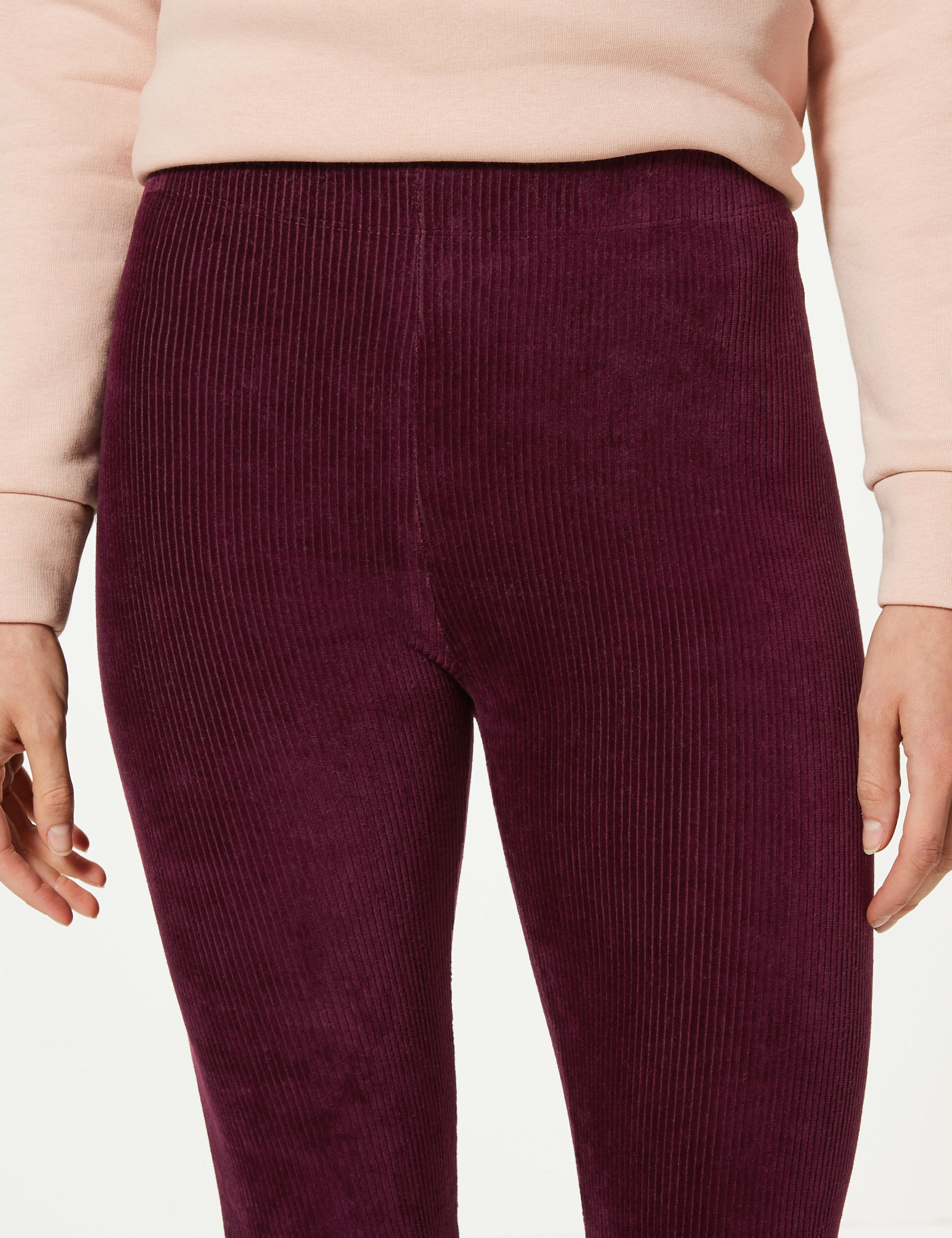Corduroy Ankle Grazer Leggings 4 of 5