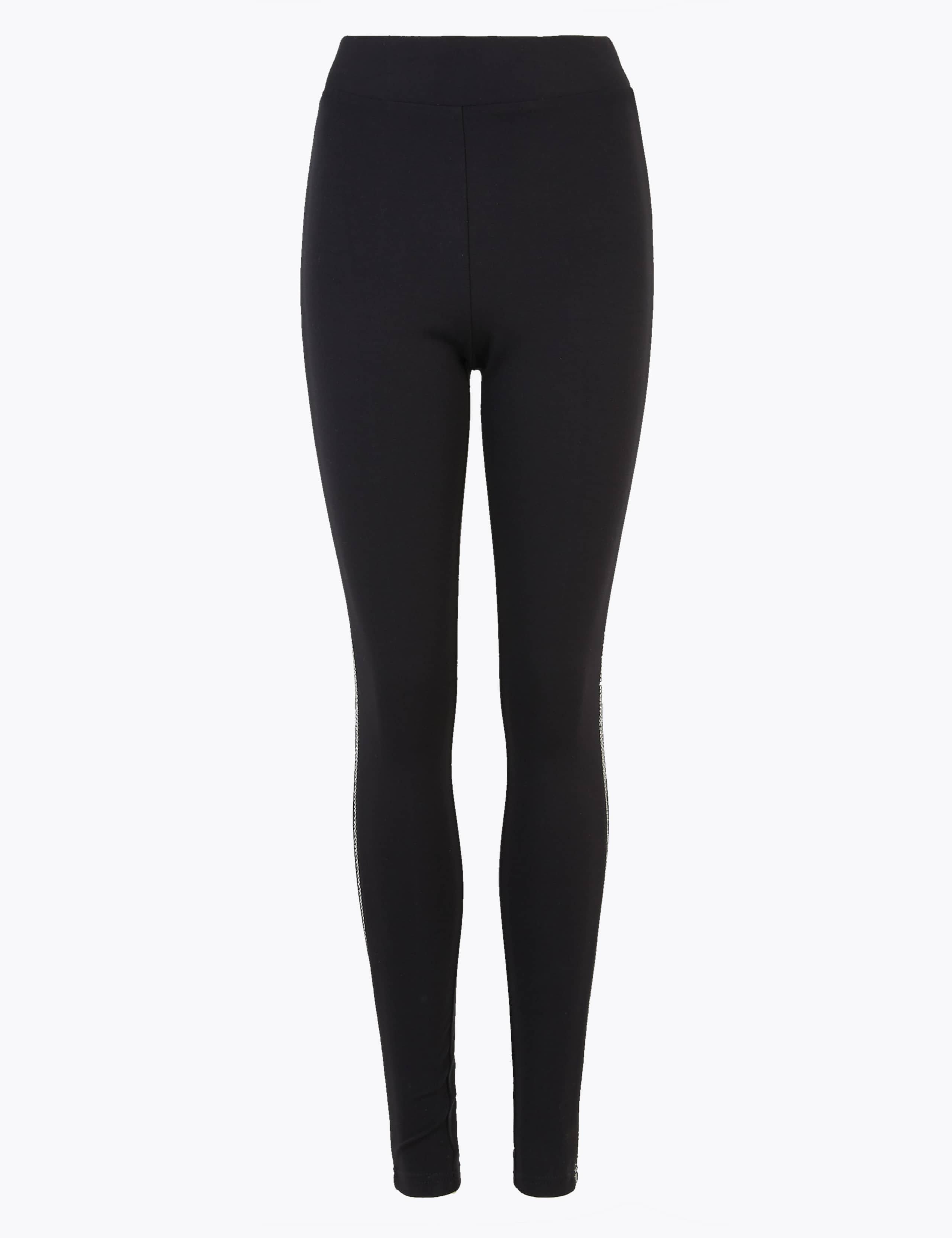 Sequin Side Stripe Ankle Grazer Leggings 2 of 6