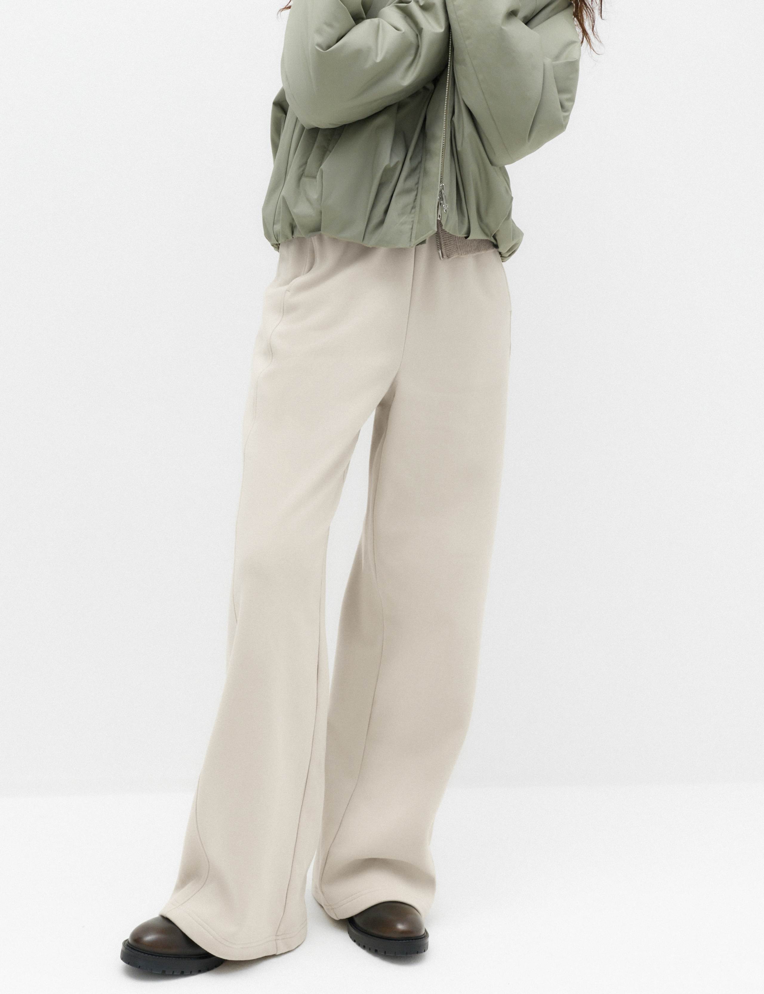 Cotton Rich Wide Leg Joggers 5 of 7