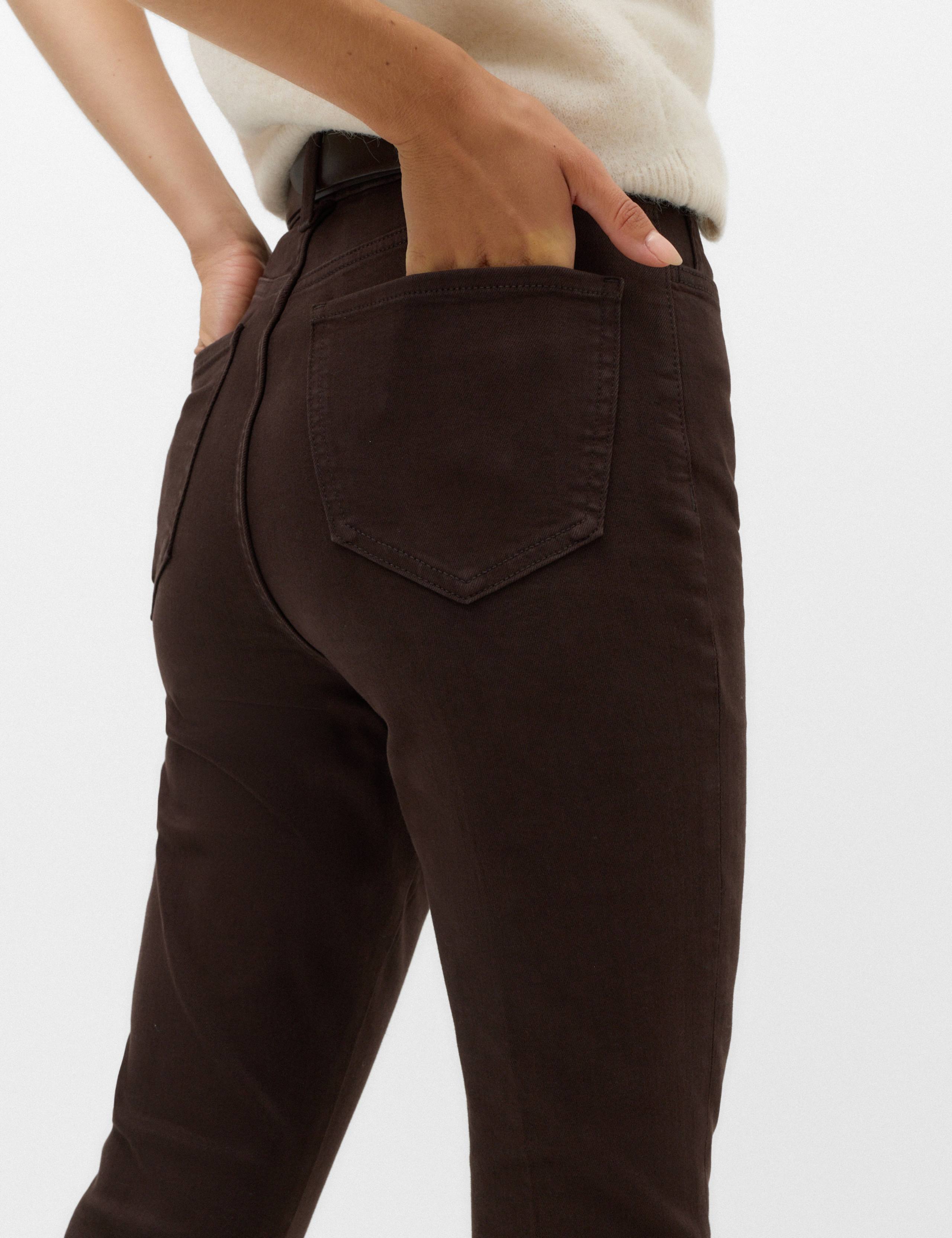 Cotton Rich Kick Flare Trousers 6 of 7