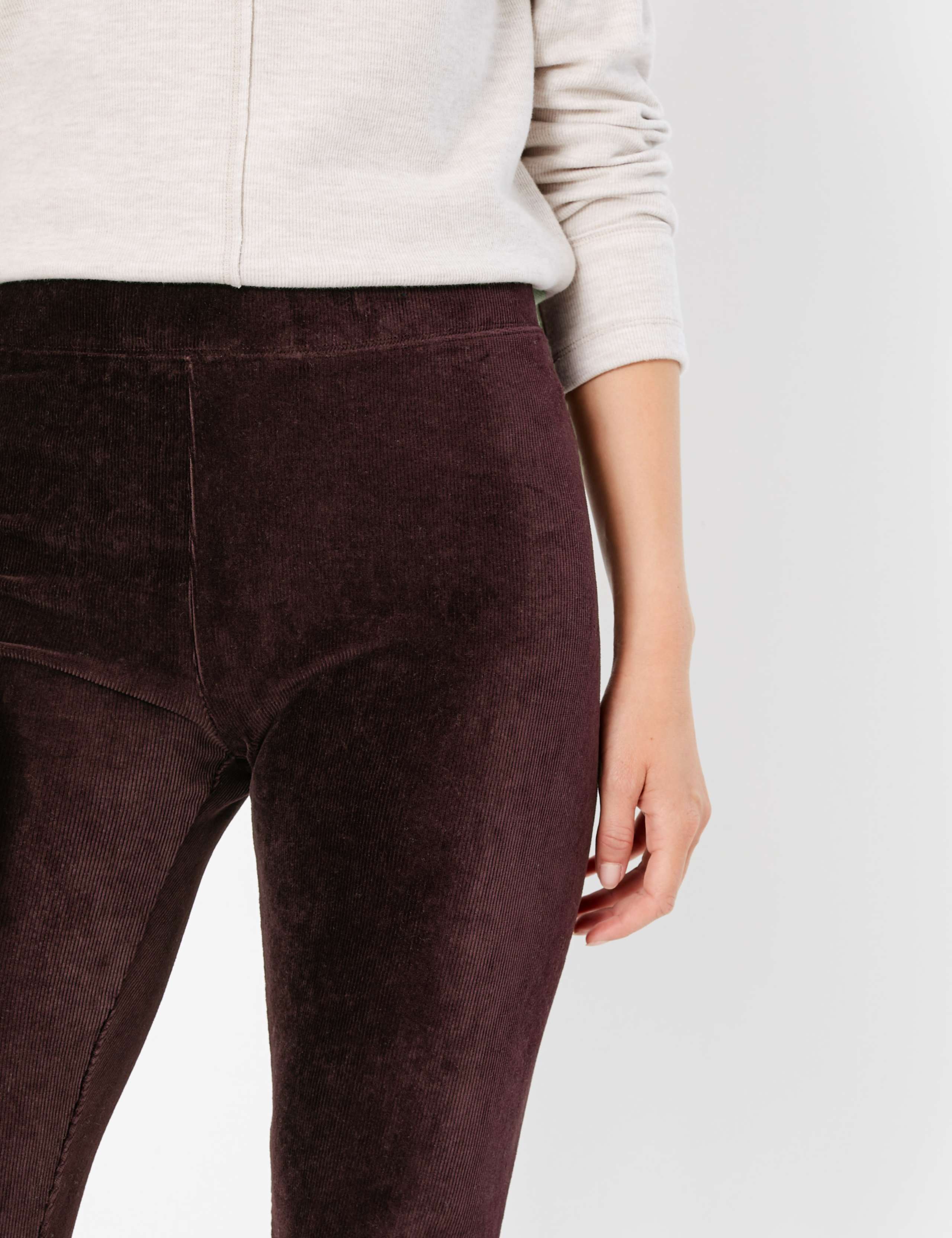 Corduroy High Waisted Leggings 3 of 5
