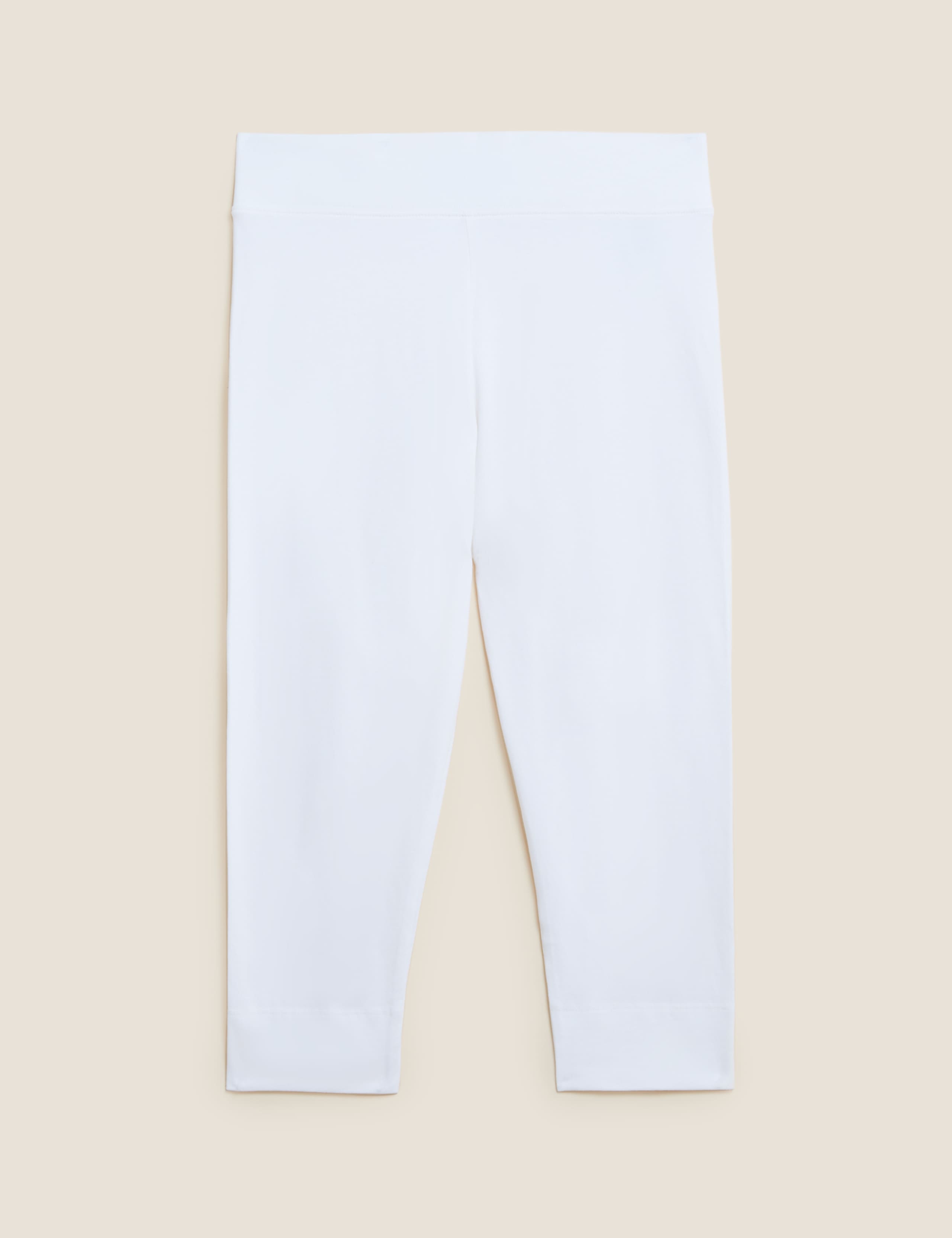 Cotton Cropped Leggings 2 of 4