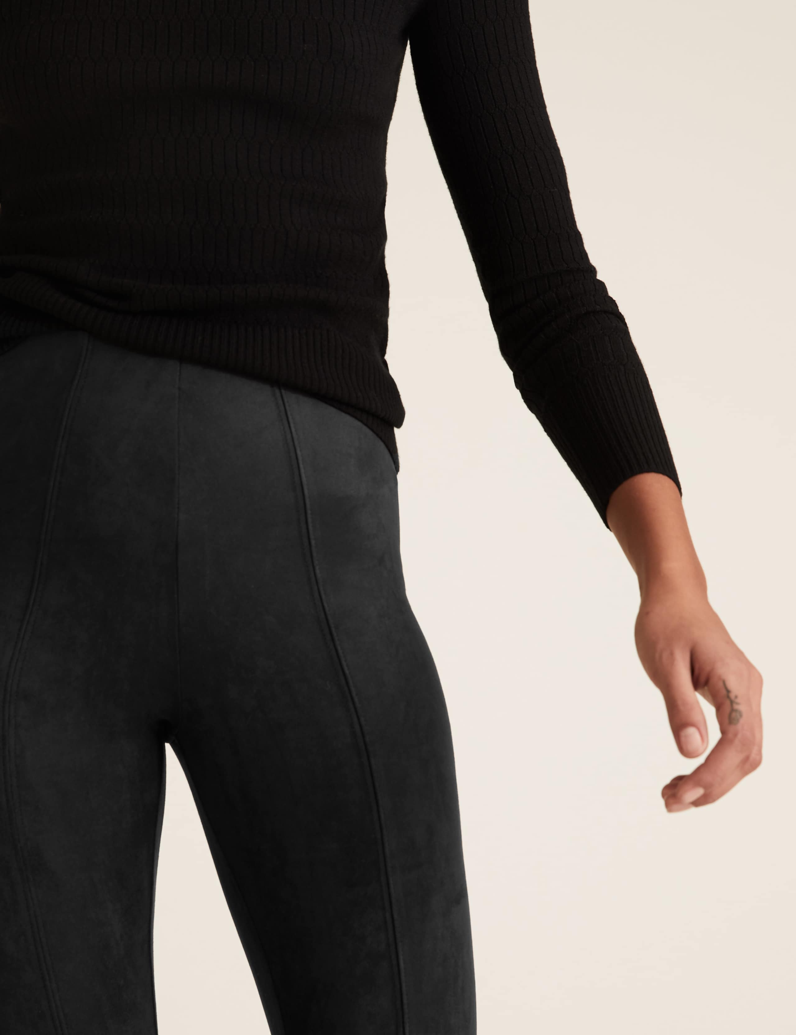 Suedette High Waisted Leggings 3 of 4