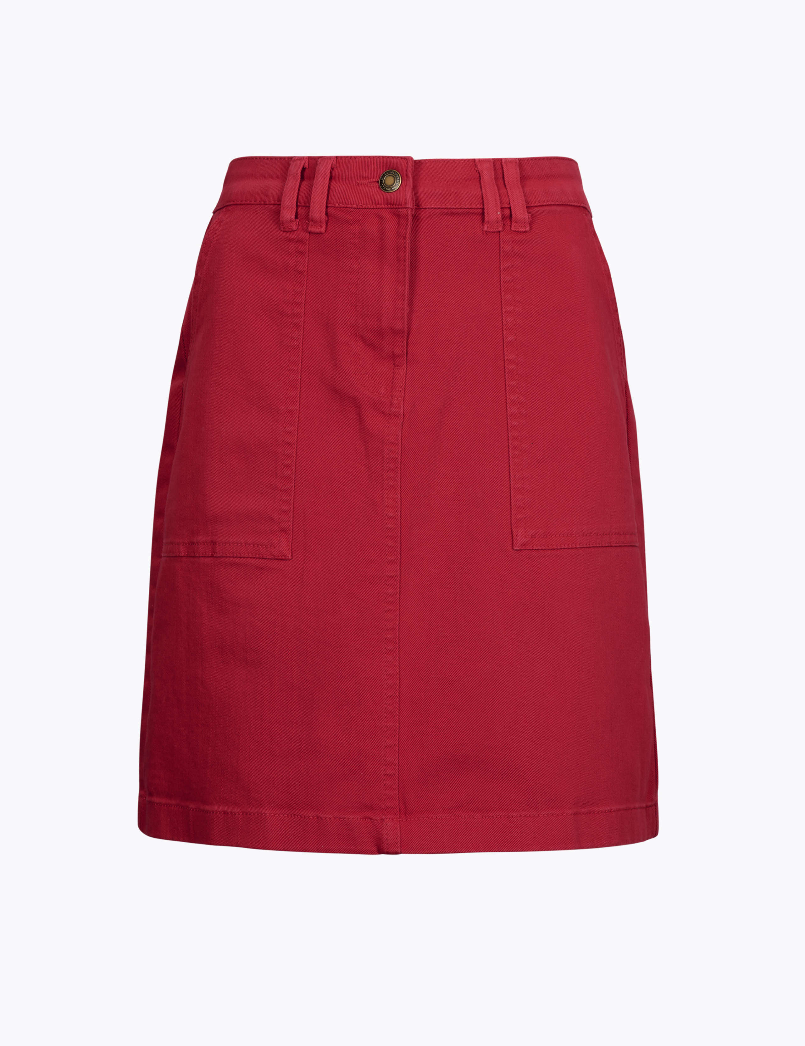 Denim Utility Mini Skirt 2 of 4