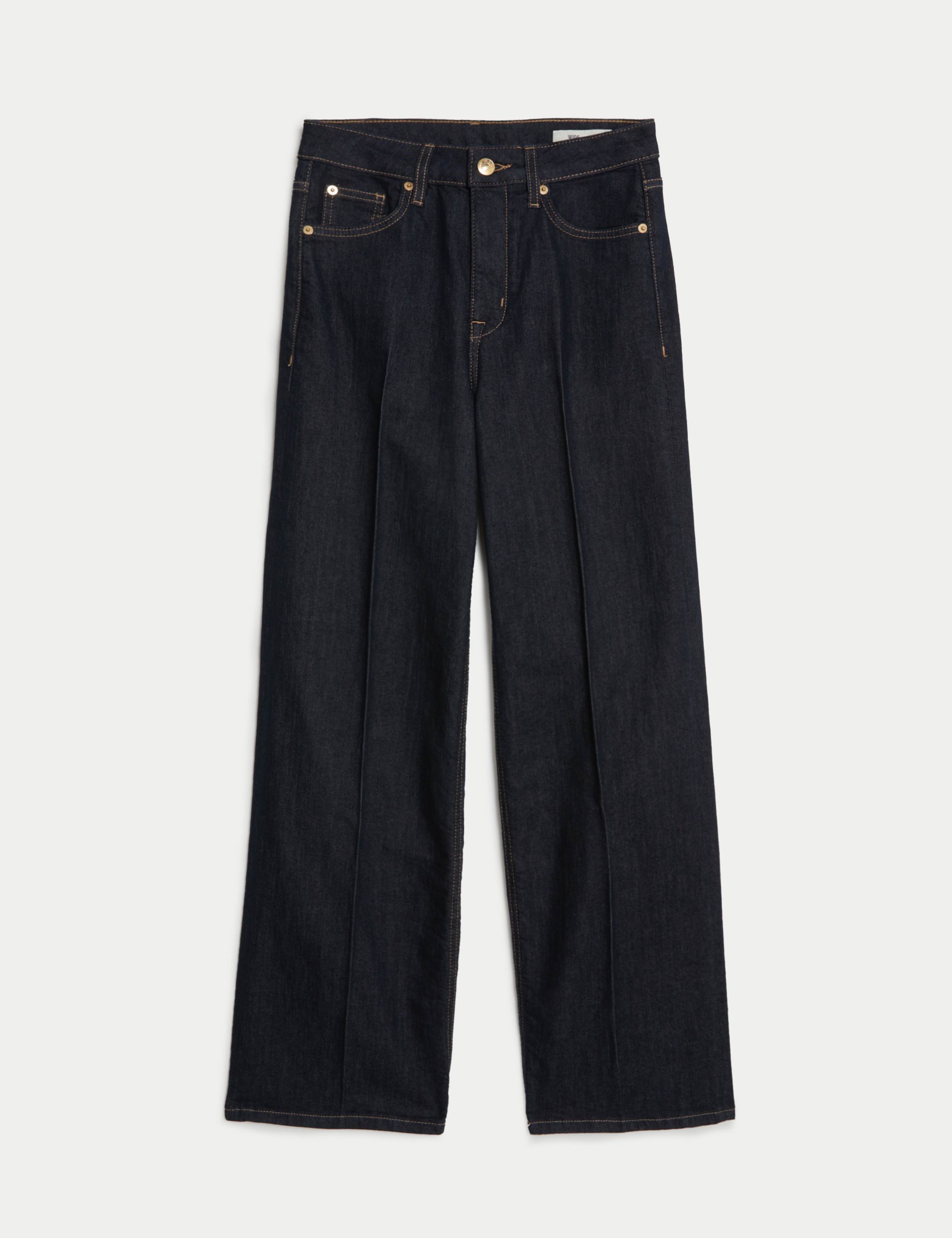 High Waisted Smart Wide Leg Jeans 2 of 5
